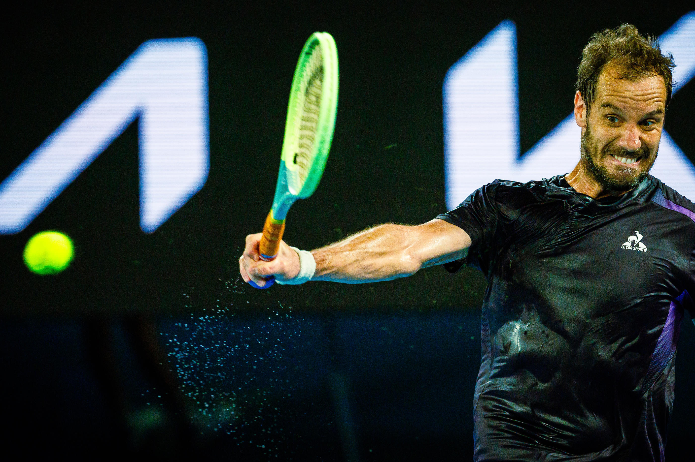 Richard Gasquet a disputé son 1 000e match en carrière ce jeudi face à Lorenzo Sonego au premier tour du Masters 1000 de Madrid. Icon Sport