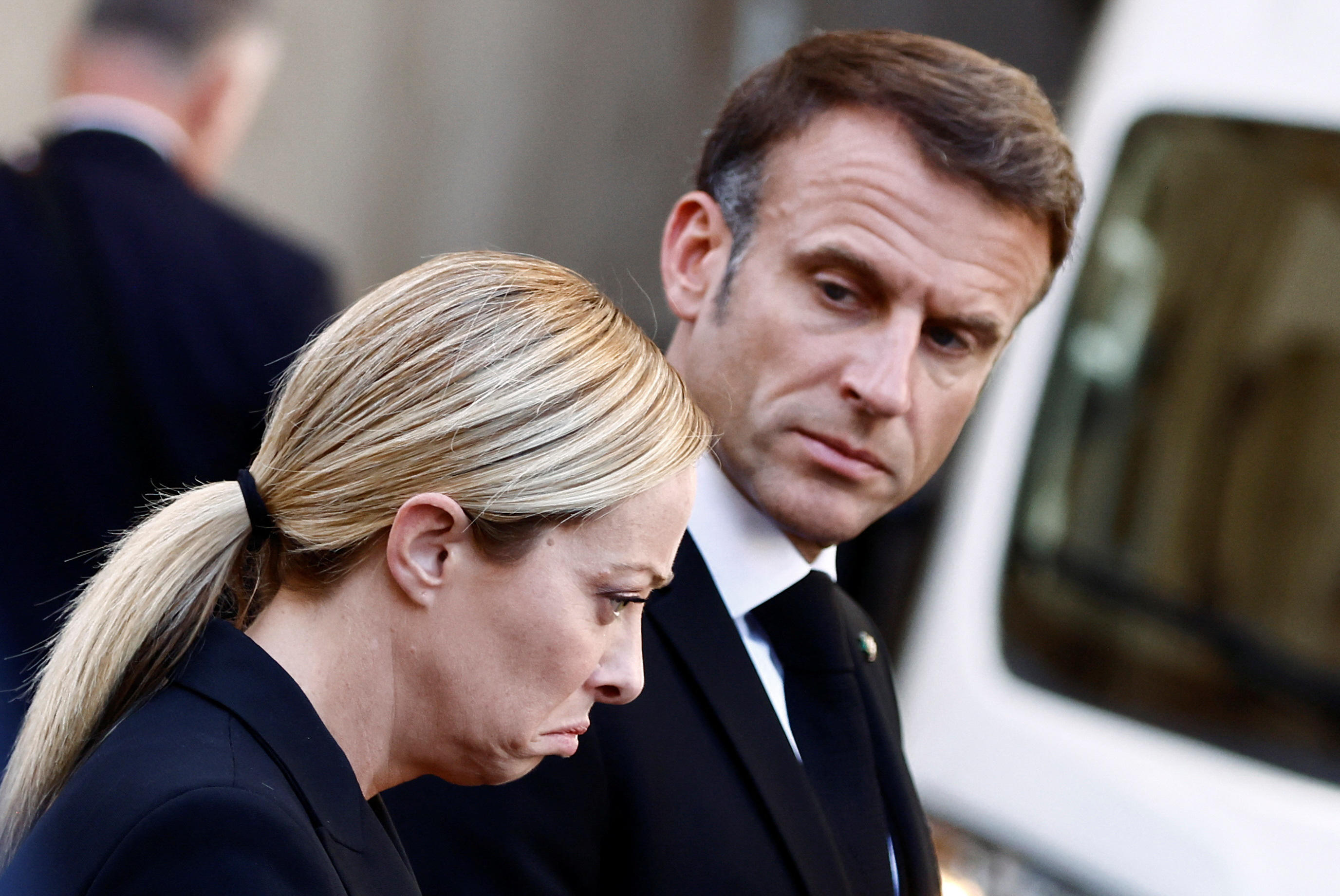 Emmanuel Macron a rencontré Giorgia Meloni ce mardi à Rome - Le Parisien