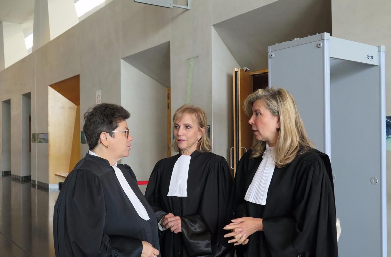 <b></b> Cour d’assises de Melun, mardi 31 octobre 2017 : Me Catherine Bahuchet, Me Janine Bonaggiunta et Me Nathalie Tomasini (de gauche à droite) étaient les avocates de deux des victimes. 