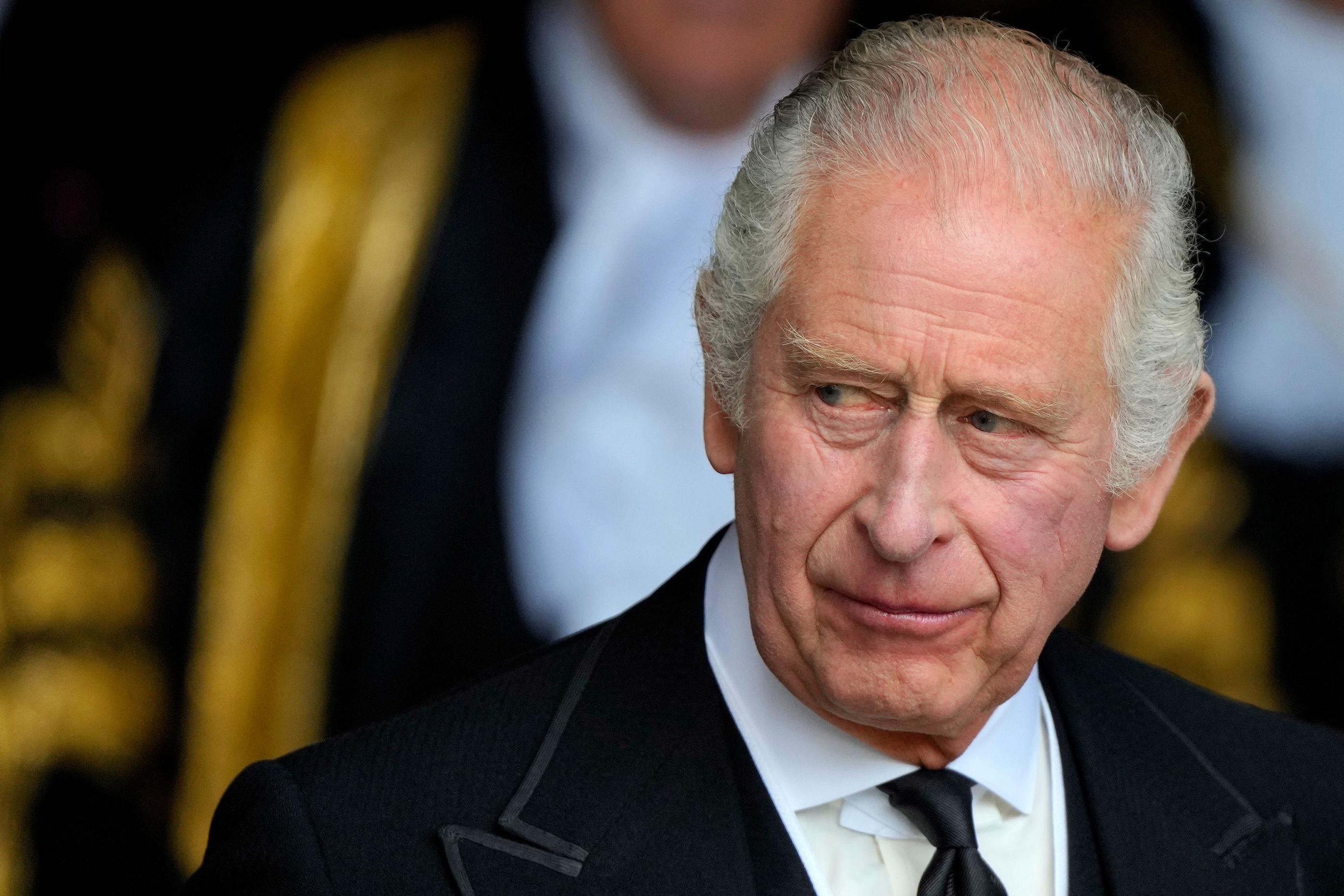 Le roi Charles III, ici au palais de Westminster, à Londres, le 12 septembre 2022. POOL/AFP/Markus Schreiber