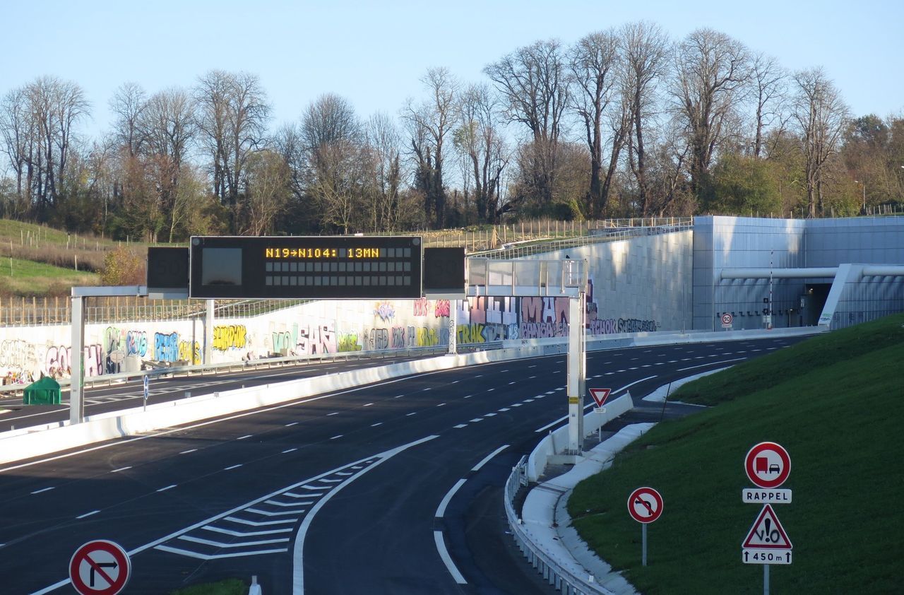Boissy-Saint-Léger, novembre 2020. Malgré la fin des travaux, le tunnel de la N19 est resté fermé de longs mois pour cause de derniers contrôles et d'un imbroglio administratif. LP/A.V.