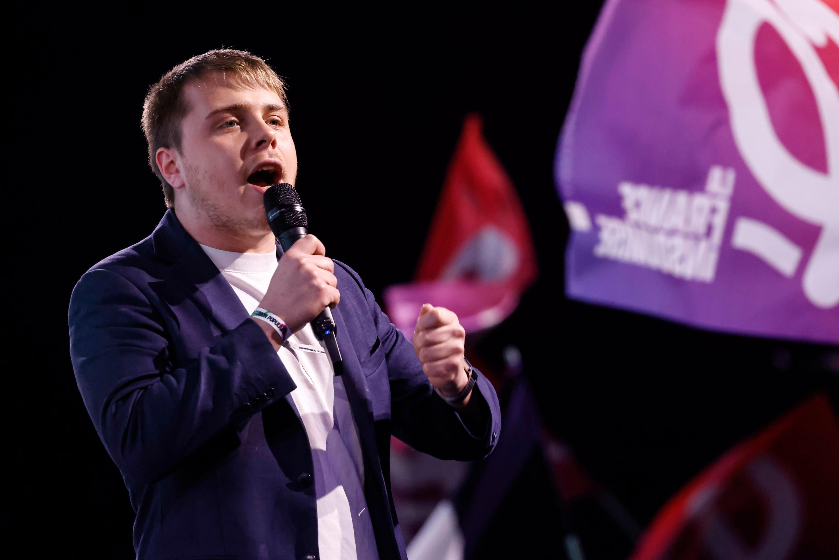 Le député LFI Louis Boyard était arrivé largement en tête au 1er tour des élections législatives 2024 sur la 3e circonscription du Val-de-Marne. LP / Olivier Corsan