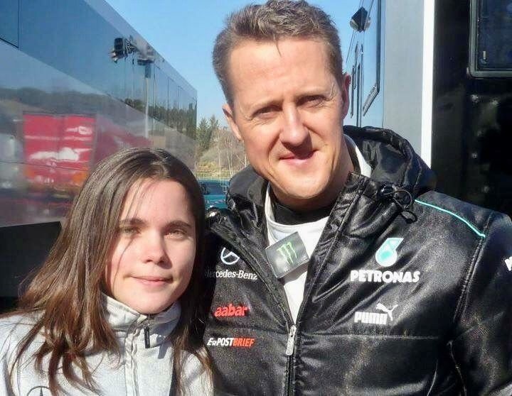Élodie est fan de Michael Schumacher depuis l'âge de 8 ans. Aujourd'hui, elle continue de regarder les anciennes courses du septuple champion du monde de Formule 1. DR