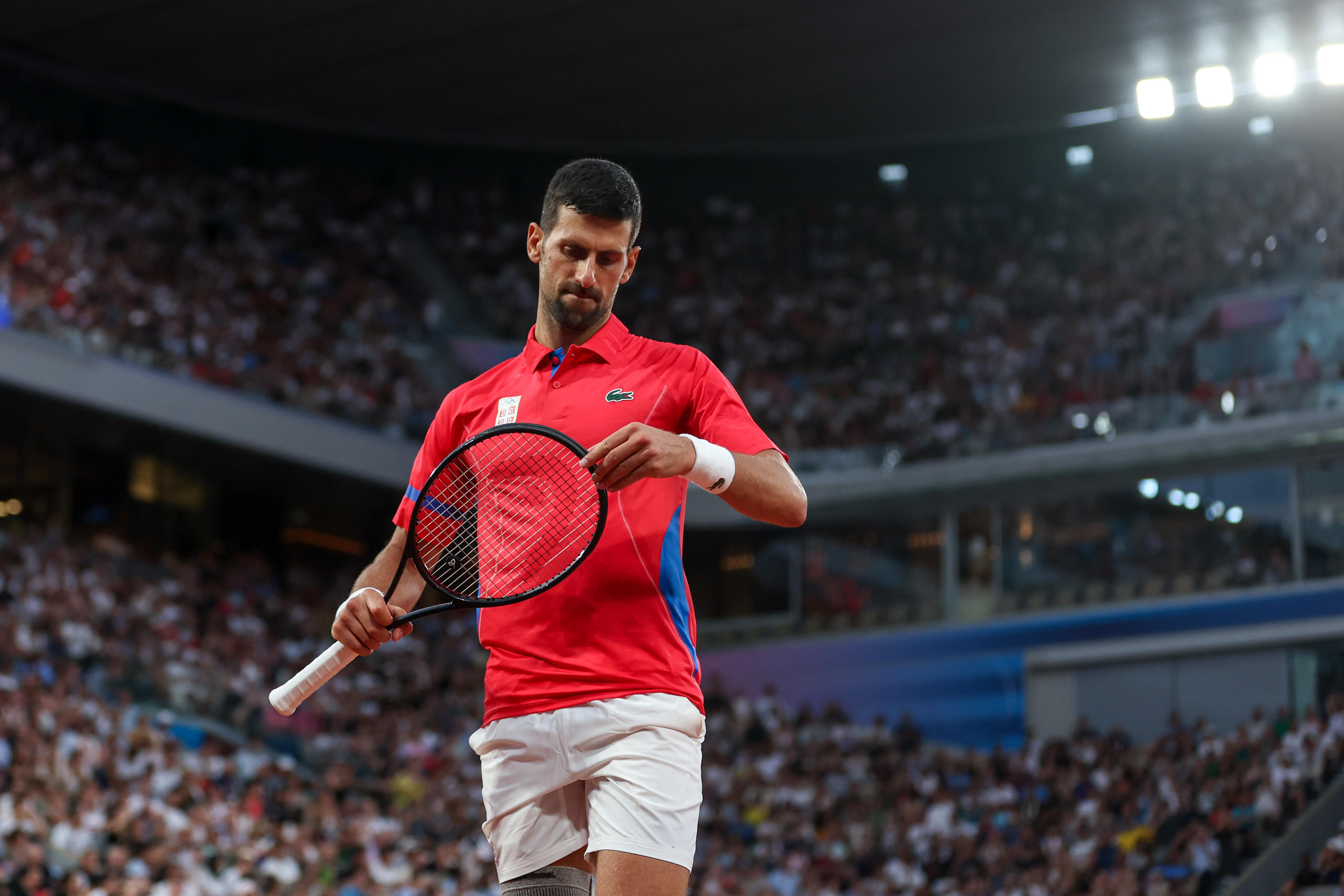 Novak Djokovic est concentré sur son objectif : ramener l'or olympique. Pixsell/Icon Sport