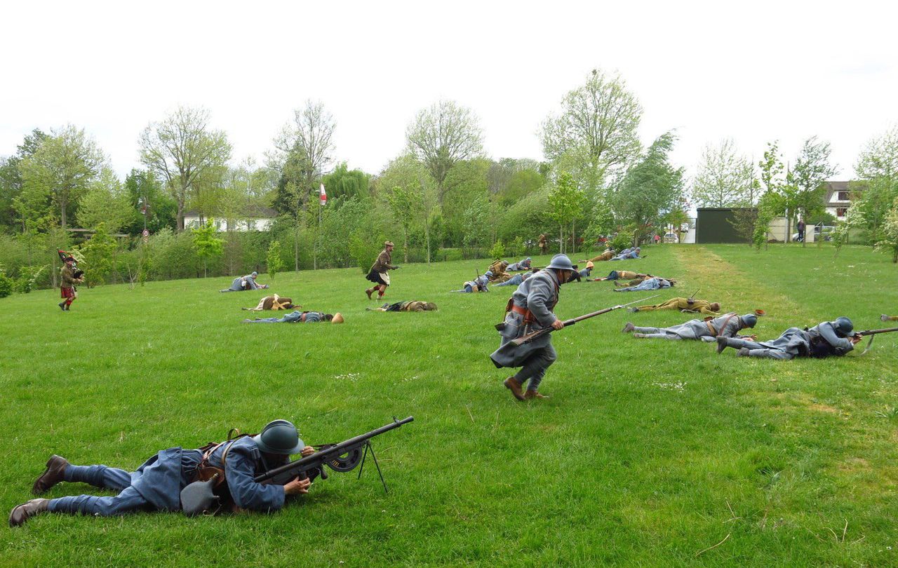 <b></b> Meaux, avril 2017. Comme il y a quinze jours au musée de la Grande Guerre (photo), des figurants joueront des scènes de combats de la Libération d’août 1944, lors d’un week-end de reconstitution à Chauconin-Neufmontiers.