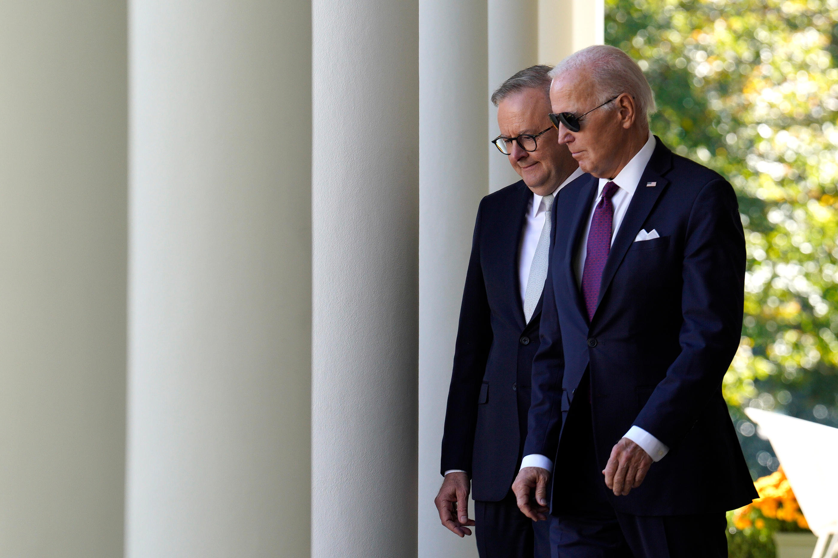 Le président des États-Unis Joe Biden et son homologue australien Anthony Albanese sont englués dans un partenariat stratégique au calendrier très flou. Pool/CNP/Icon Sport/Yuri Gripas
