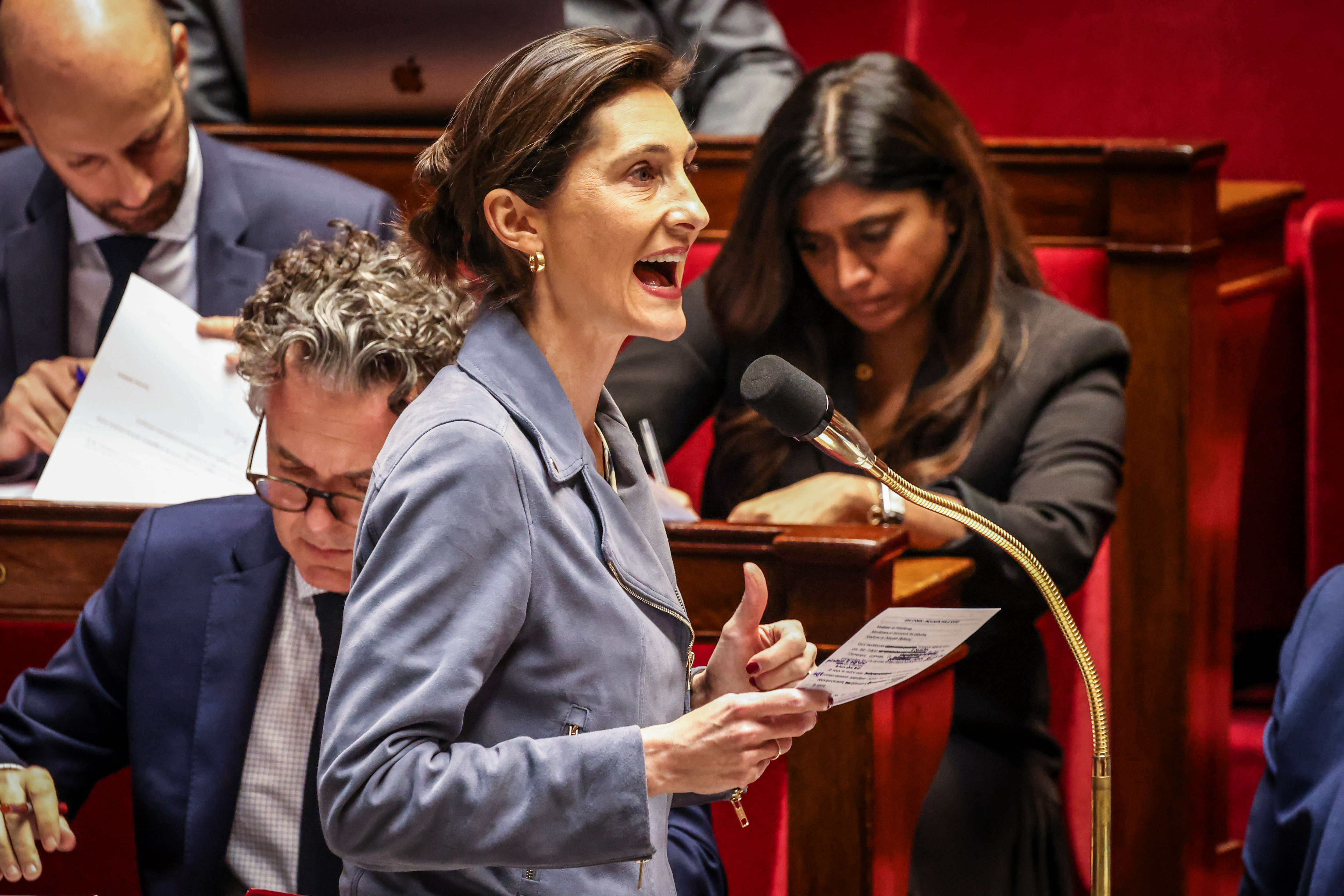 Amélie Oudéa-Castéra récupère un portefeuille élargi au sein du gouvernement Attal 1. LP/Frédéric Dugit