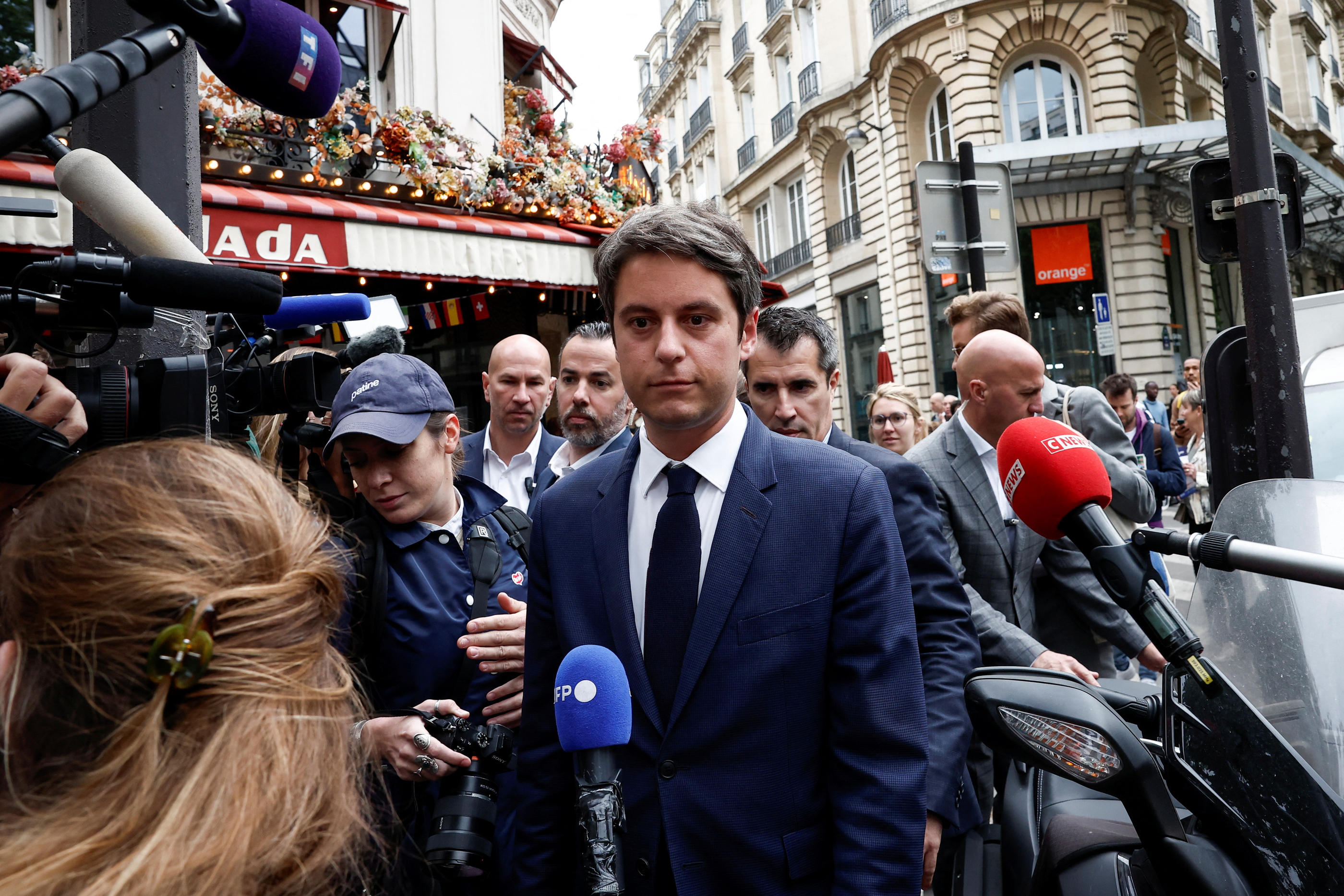 Paris, le 5 juillet. Si le Premier ministre Gabriel Attal est en bonne voie pour être réélu dans les Hauts-de-Seine, rien ne dit de qu'il sera encore à Matignon à l'avenir. REUTERS/Benoit Tessier