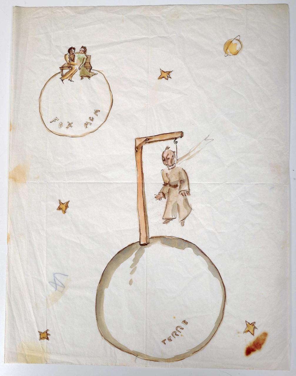 Antoine de Saint-Exupéry Dessins Antoine de Saint-Exupéry (1900-1944), An original