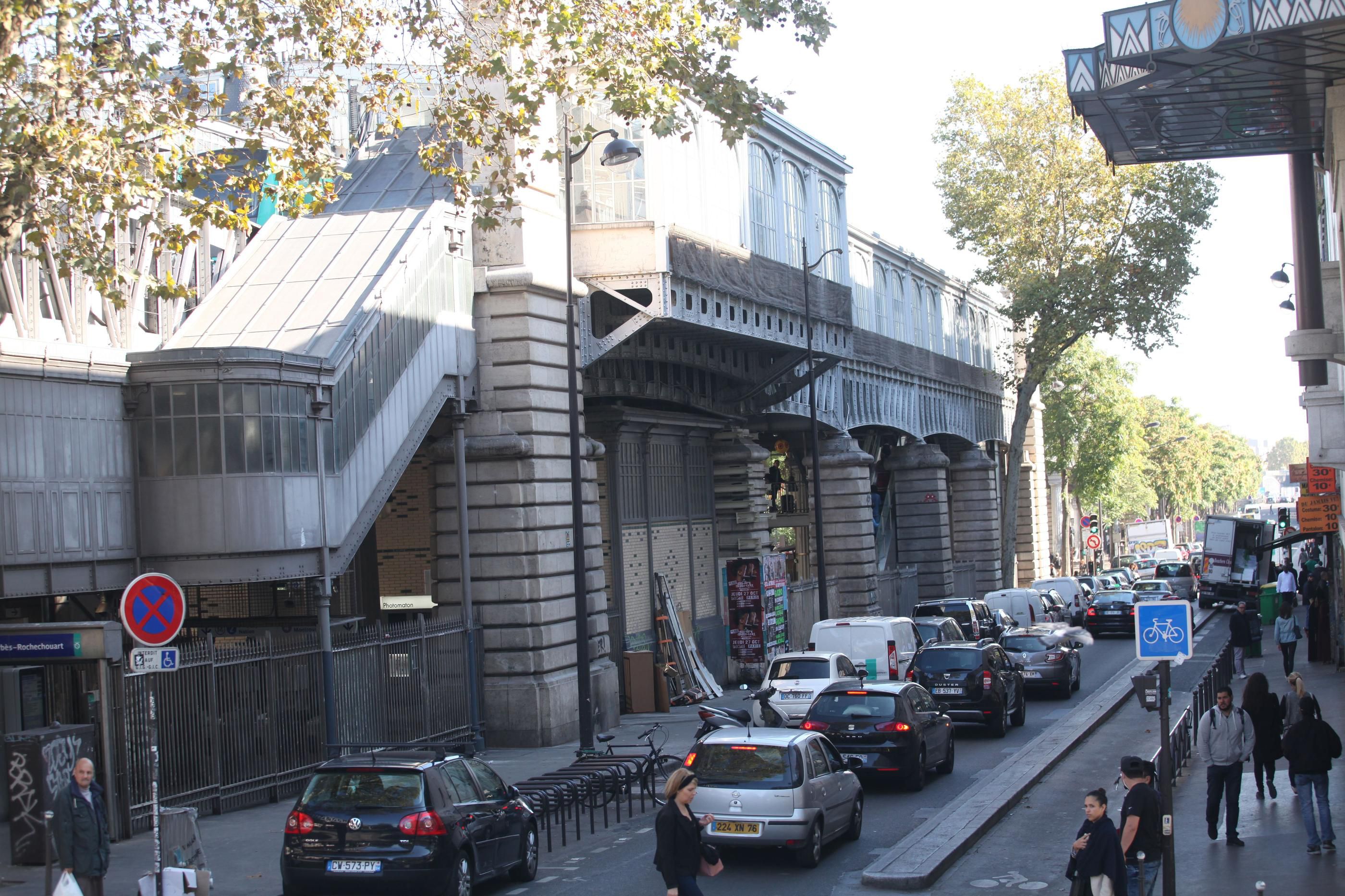 (Illustration). L'agression s'est produite sous le métro aérien à Paris XVIIIe, secteur La Chapelle. PH. LP/OLIVIER BOITET