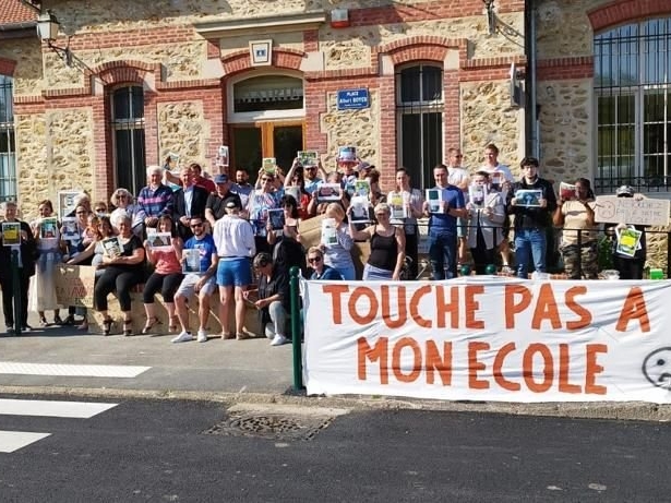 Verdelot, lundi 12 juin 2023. Dans l'école communale qui compte actuellement 71 écoliers, une classe fermera à la rentrée de septembre 2023. Certains enfants seront envoyés dans la commune voisine. DR