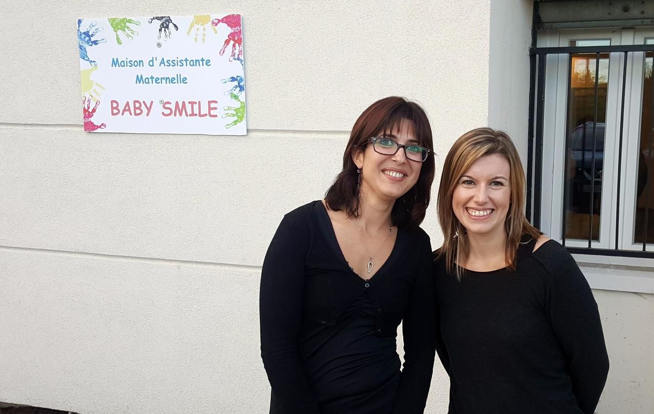 <b></b> Carrières-sous-Poissy. Gaëlle Vardonont (à gauche) et Cécile Jean se sont regroupées pour créer leur maison d’assistantes maternelle. DR. 