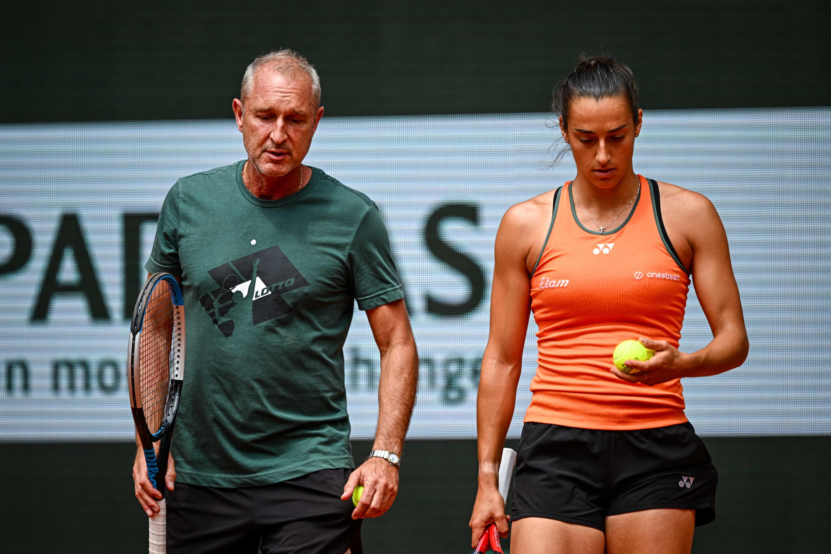 Caroline Garcia et son entraîneur ont mis un terme à leur collaboration. Icon Sport