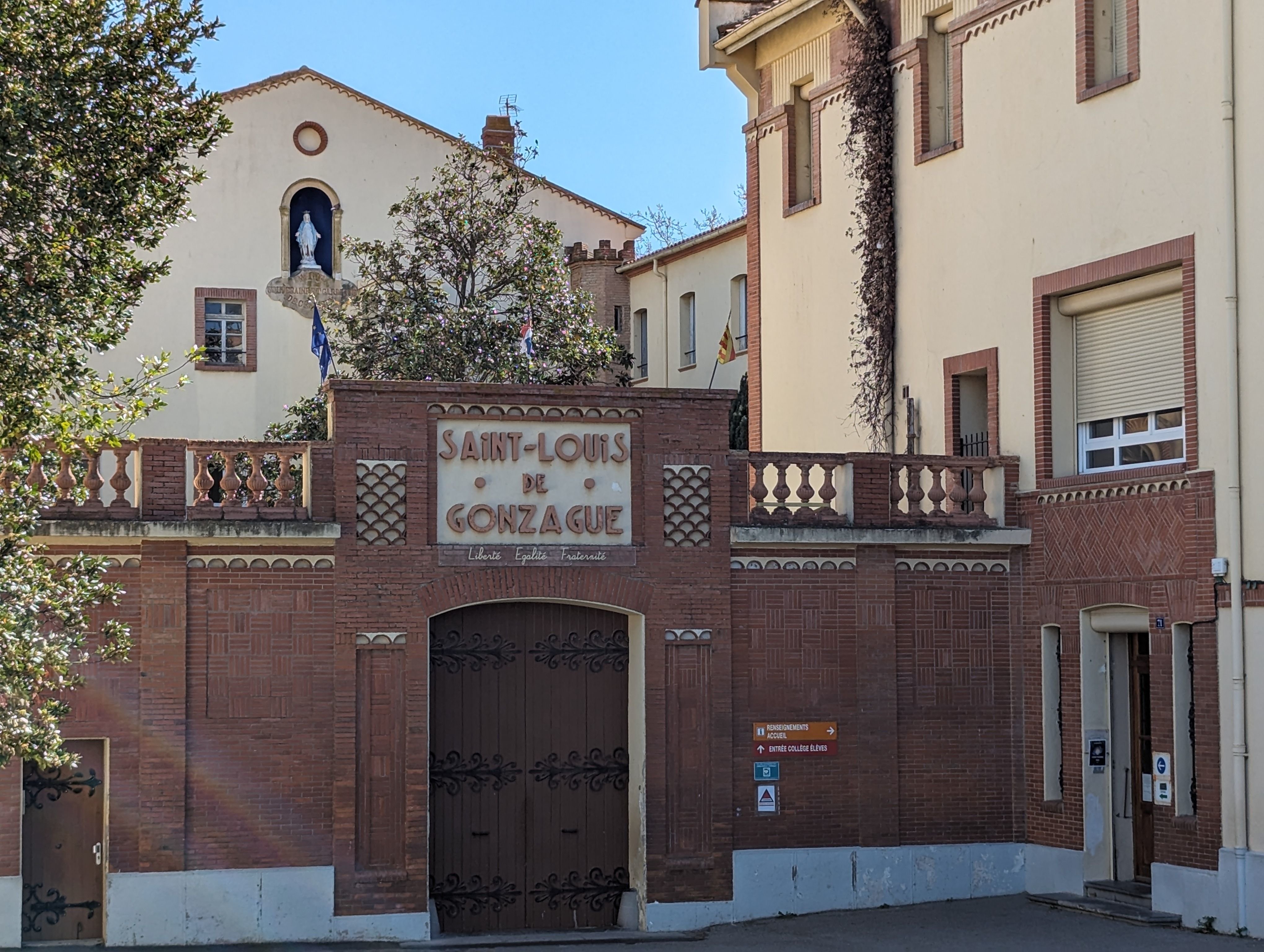 Le lycée privé Saint-Louis de Gonzague à Perpignan décroche la première place du classement./LP/Nelly Barbé