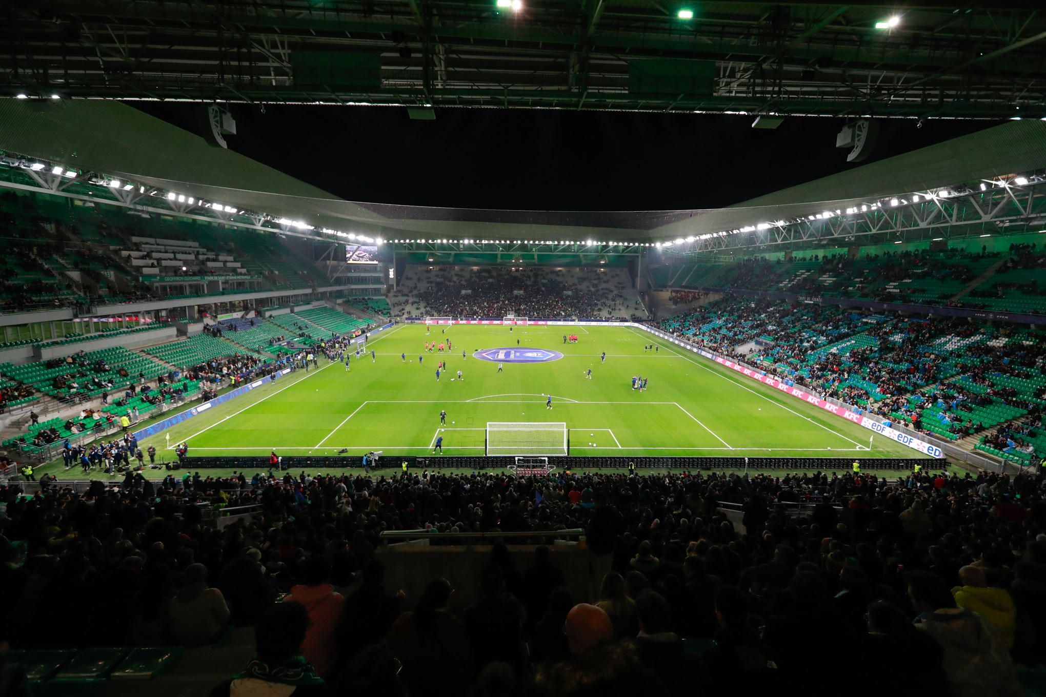 Le stade Geoffroy-Guichard accueillera six matchs des tournois de football féminin et masculin des JO 2024. Icon Sport/Romain Biard