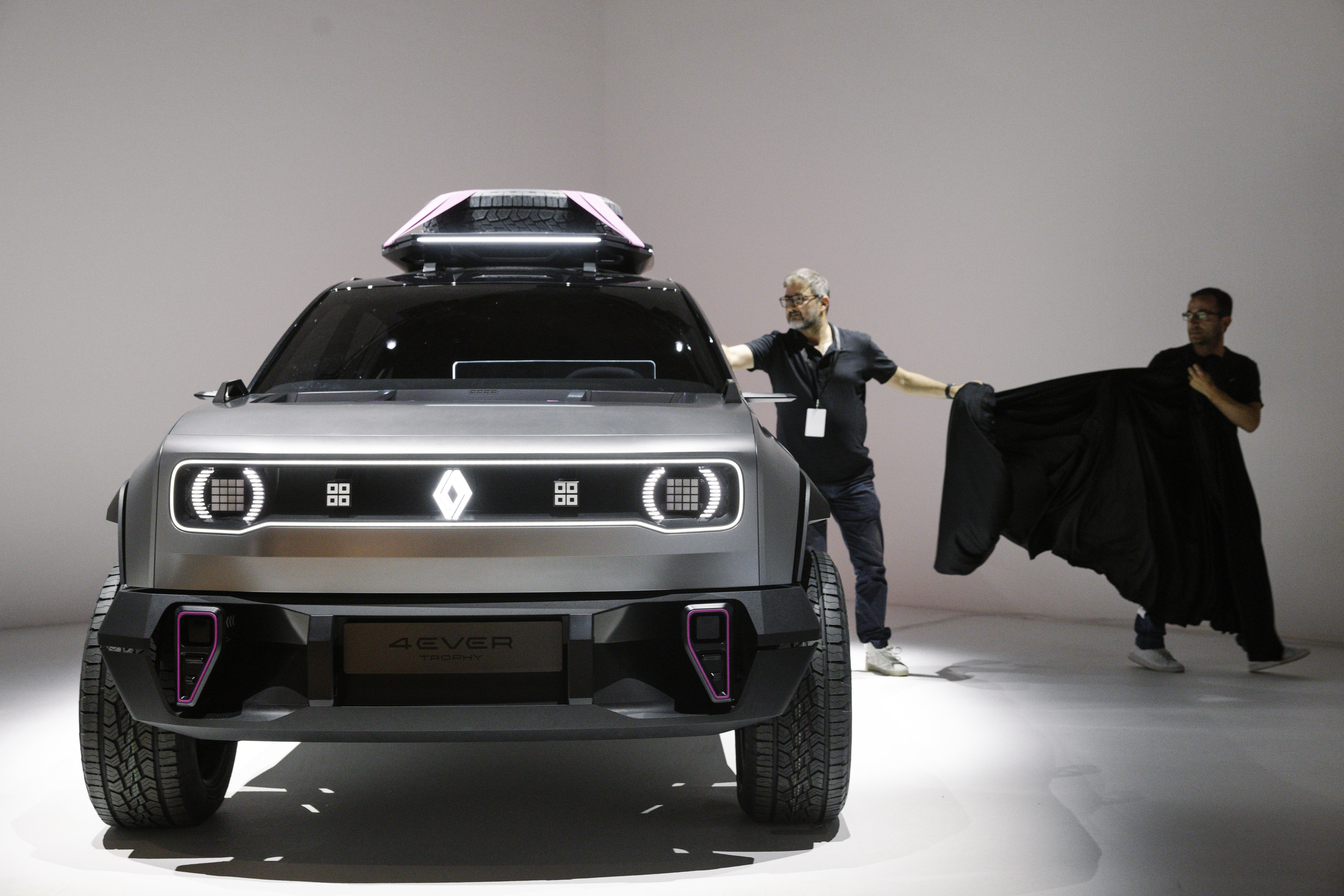 La Renault 4 électrique sera l'un des étendards de la marque au losange pour accélérer son développement dans l'électrique. Le Parisien/Arnaud Dumontier