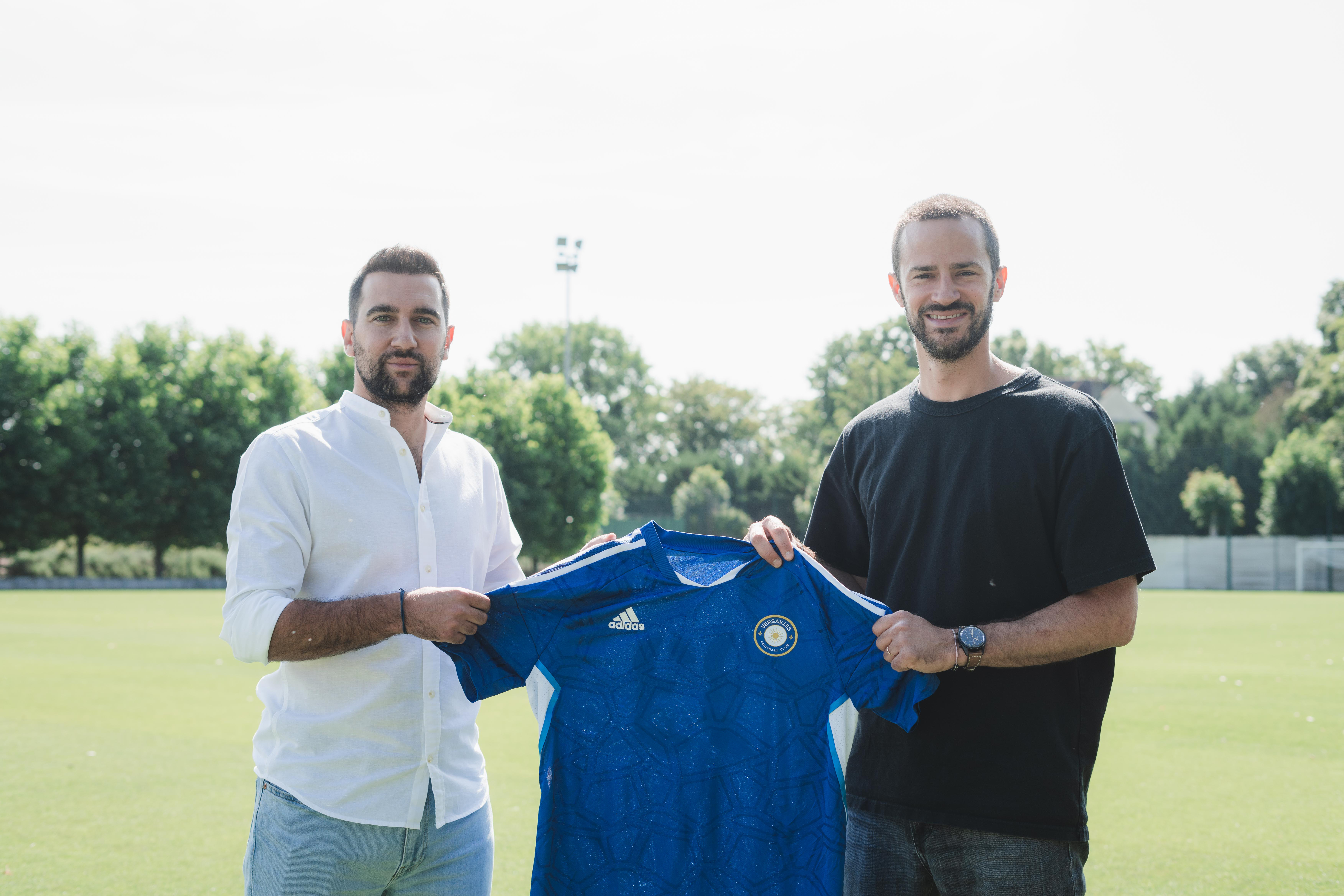 Fabien Lazare (directeur général) et Alexandre Mulliez (président) sont propriétaires majoritaires du FC Versailles depuis le 15 juin dernier. DR/FC Versailles