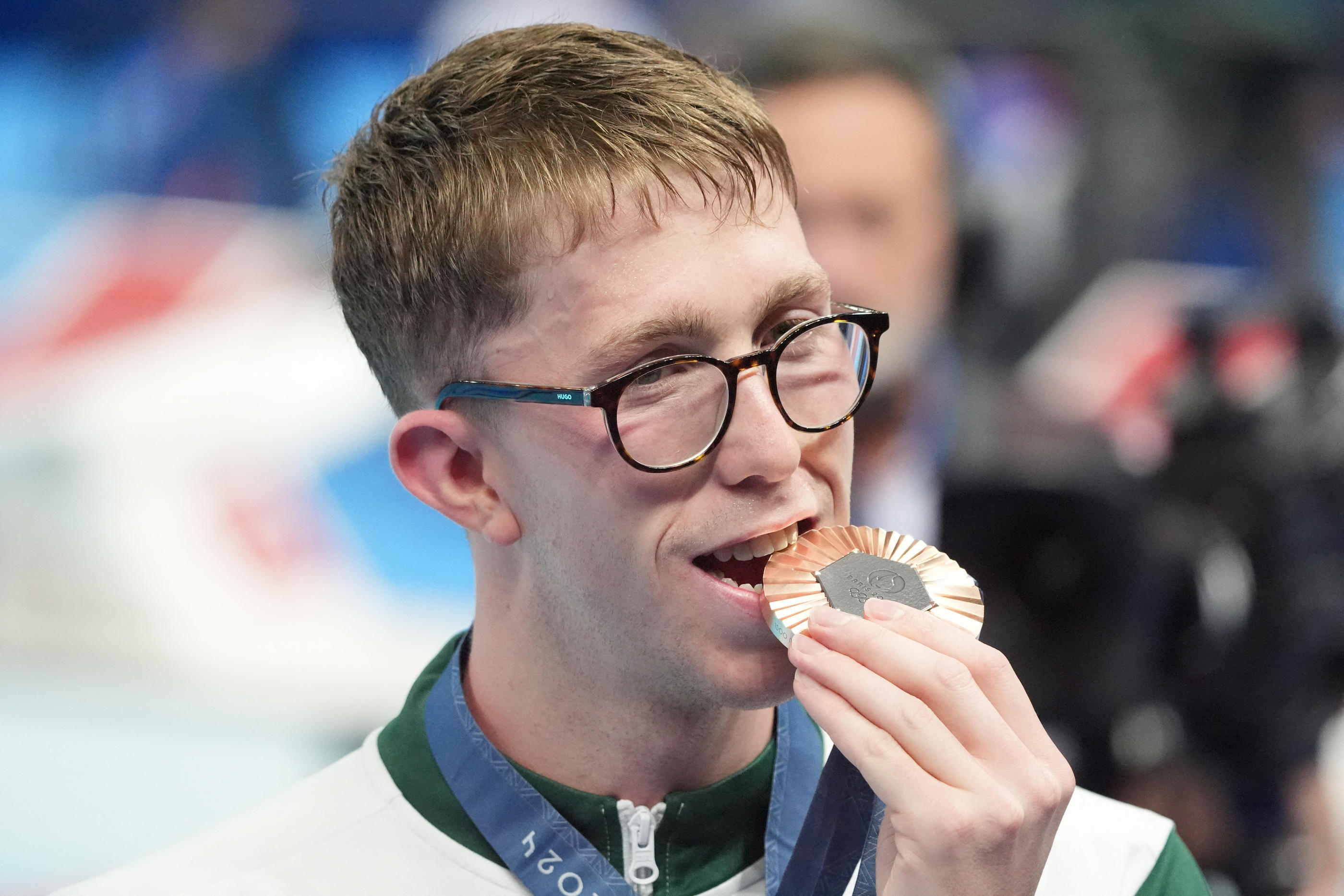 Multiple médaillé olympique, Daniel Wiffen a manqué la cérémonie de clôture des Jeux à cause d'un virus. Icon Sport