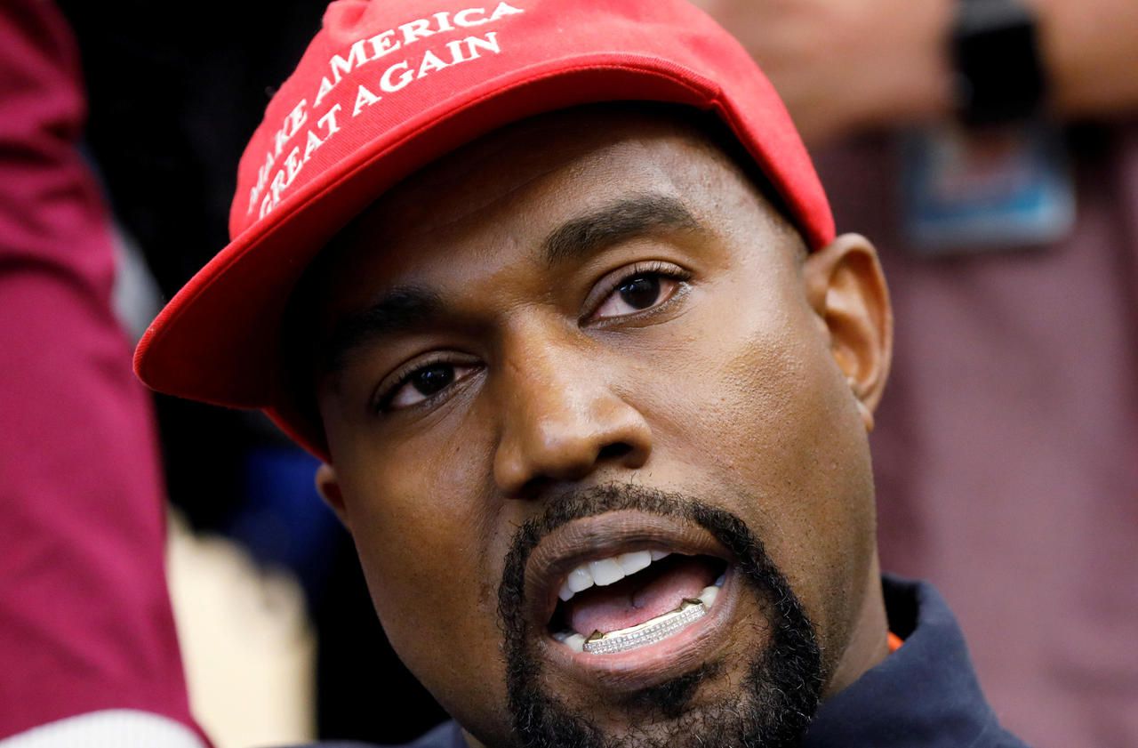 Kanye West a plusieurs fois apporté son soutien à l'ex président américain Donald Trump. REUTERS/Kevin Lamarque