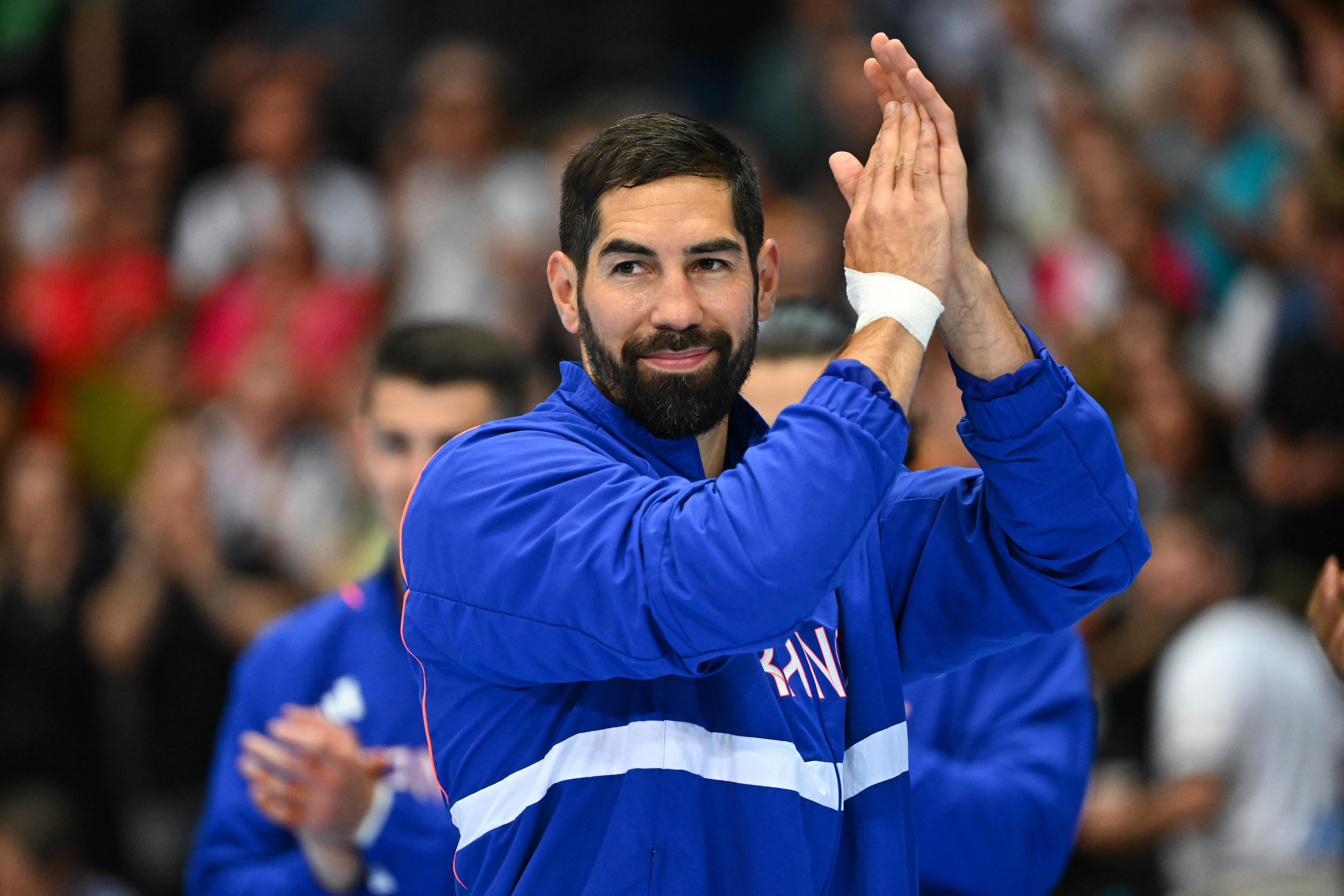 Nikola Karabatic vise un quatrième titre olympique avec les Bleus cet été à Paris. Icon Sport