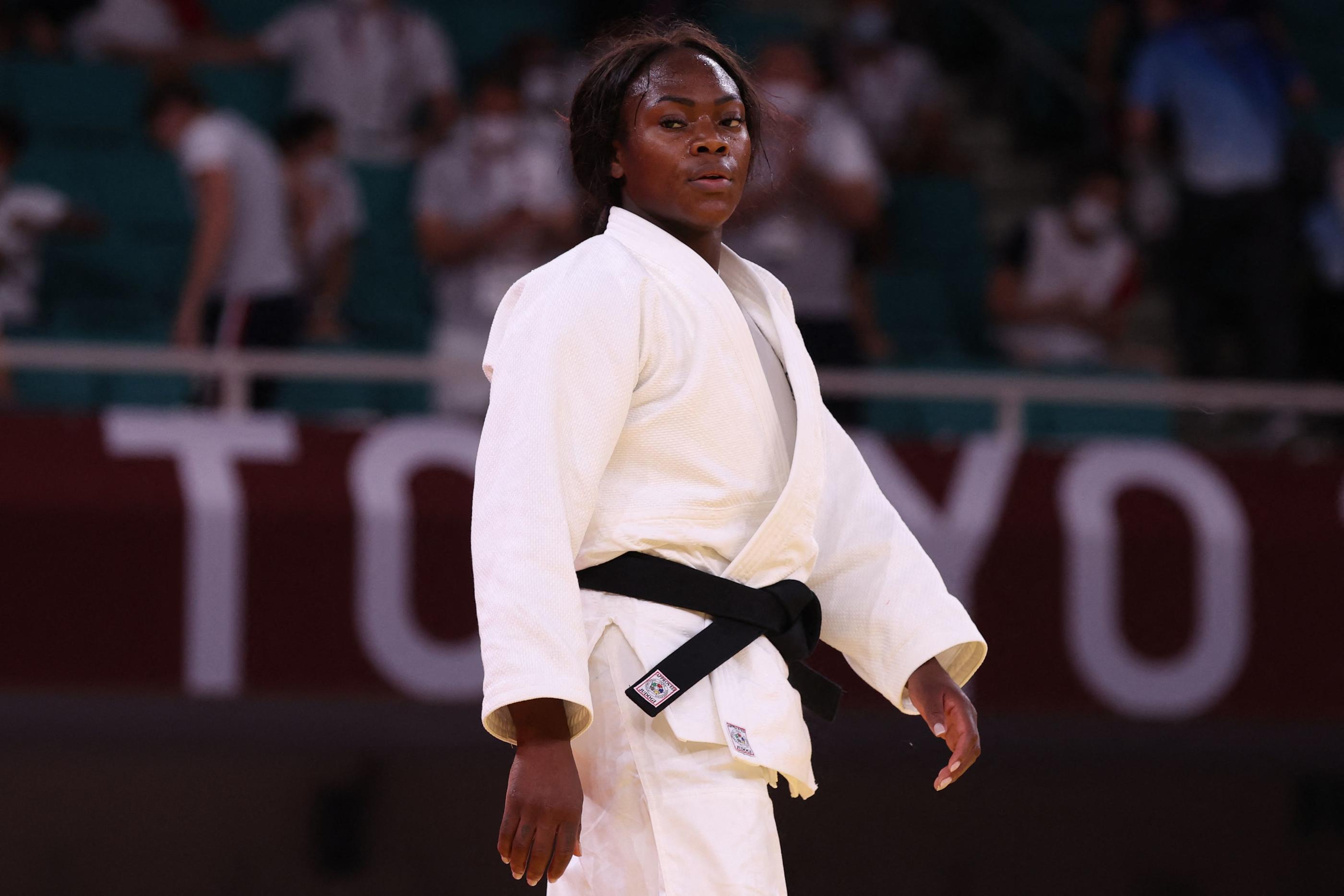 Clarisse Agbégnénou s'offre son premier sacre olympique aux Jeux de Tokyo. AFP/Jack GUEZ