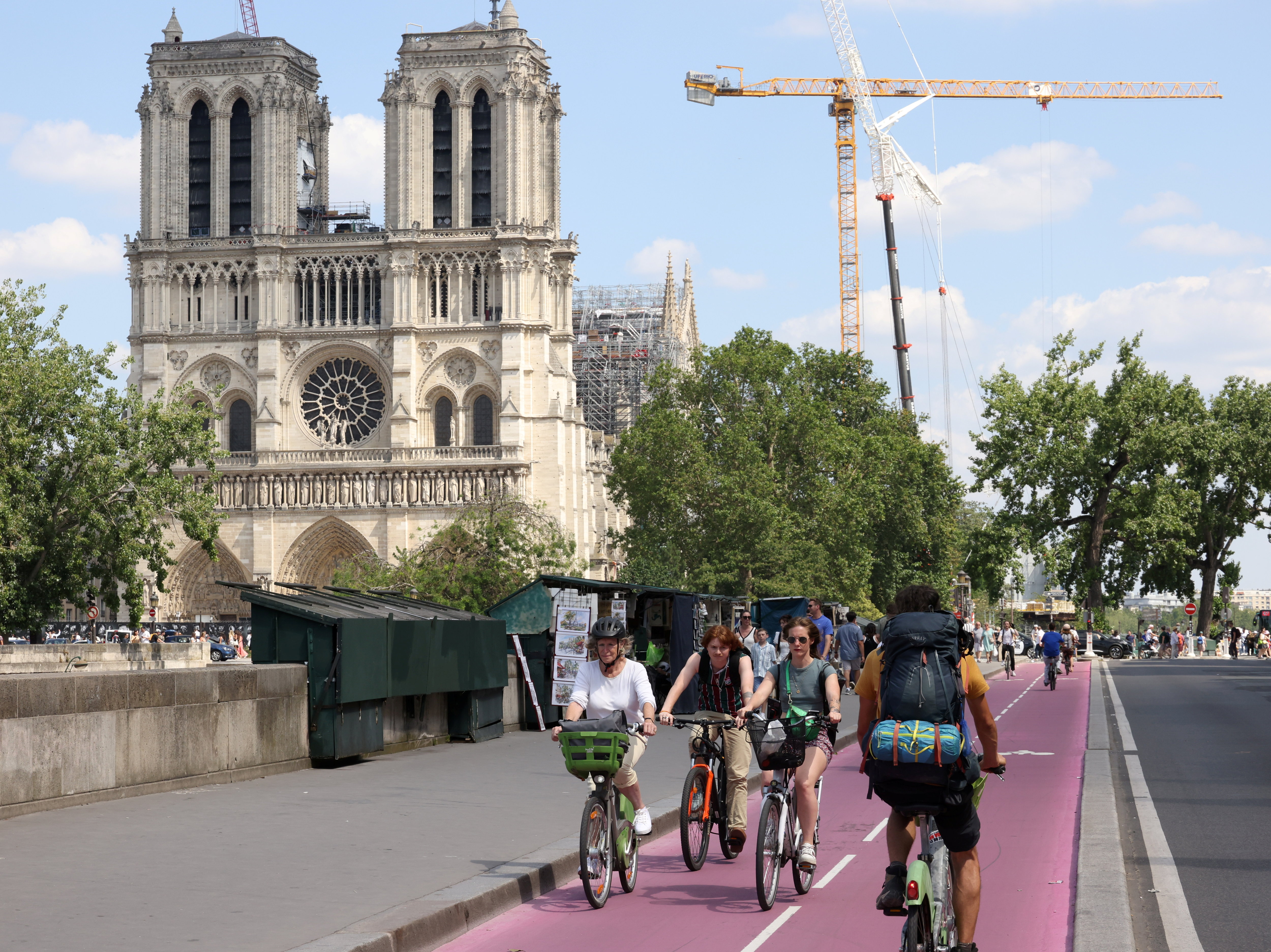 Atteinte par les flammes d’un incendie géant du 15 avril 2019, Notre-Dame de Paris rouvrira ses portes le 7 décembre prochain. LP/Delphine Goldsztejn