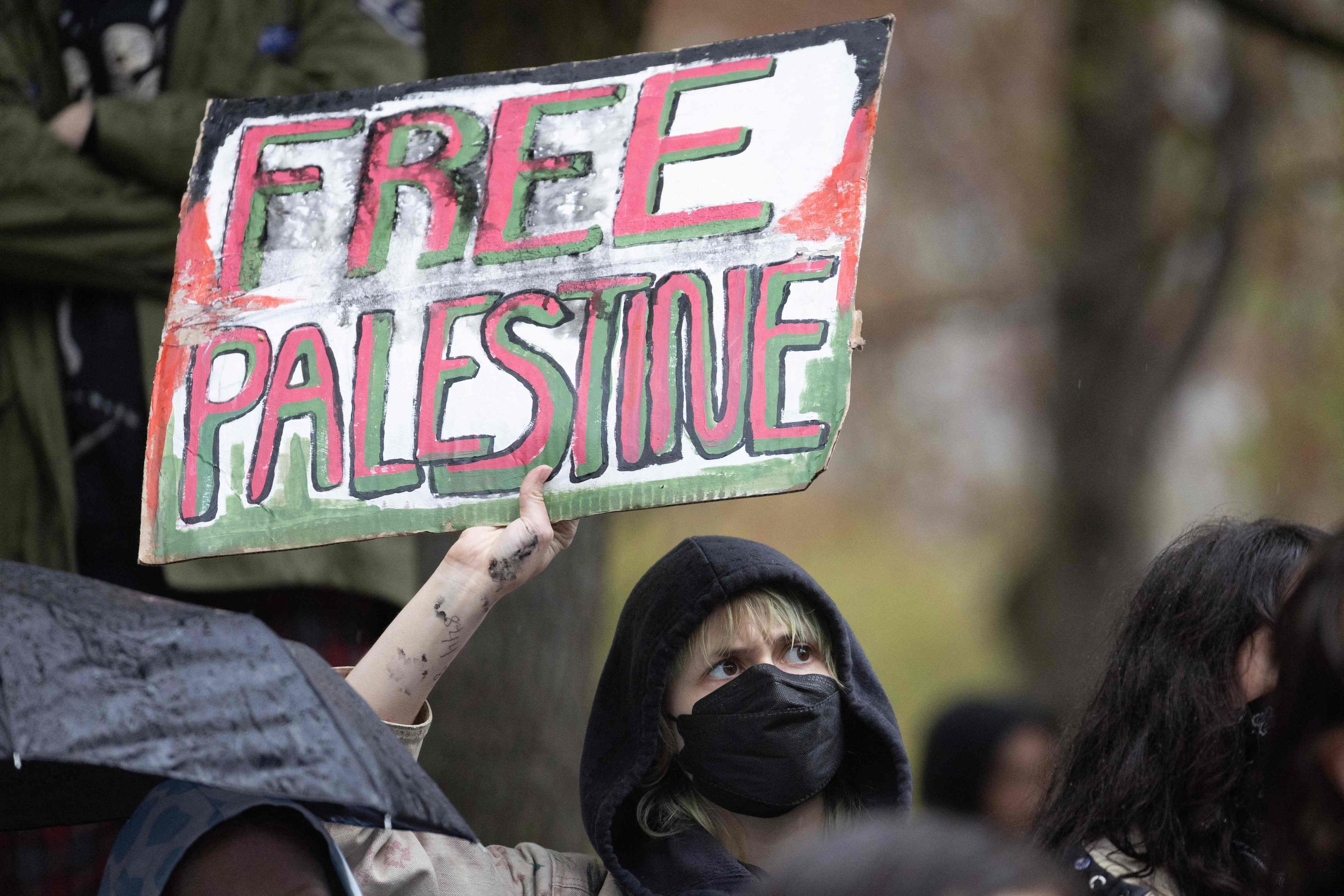 Un mouvement de protestation contre la guerre à Gaza se généralise sur les campus aux États-Unis. AFP/Scott Olson