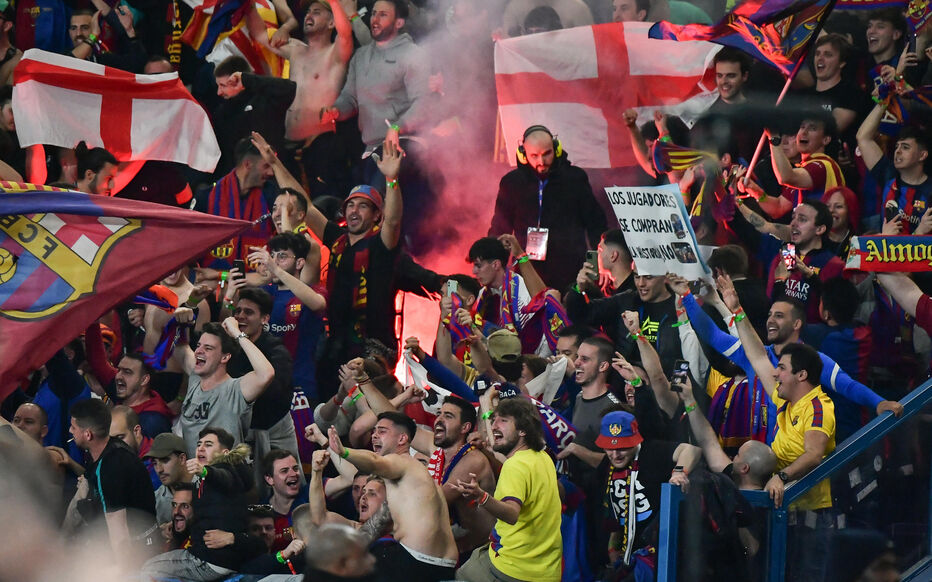 C'est dans la tribune du Parc réservée aux Barcelonais que plusieurs supporters catalans ont effectué plusieurs gestes à caractère raciste, le 10 avril. (Illustration) Icon Sport. Photo by Firas Abdullah/ABACAPRESS.COM