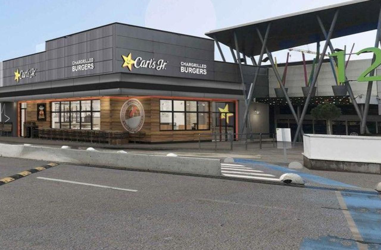 <b></b> Le restaurant de la chaîne de fast-food Carls’Jr sera situé porte 12 à Vélizy 2, et construit à l’intérieur des locaux de l’ancien cinéma sur 400 m2. 