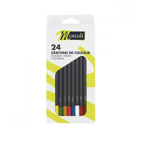 Coffret 72 Crayons Couleur Livres Coloriage Adultes Fournitures