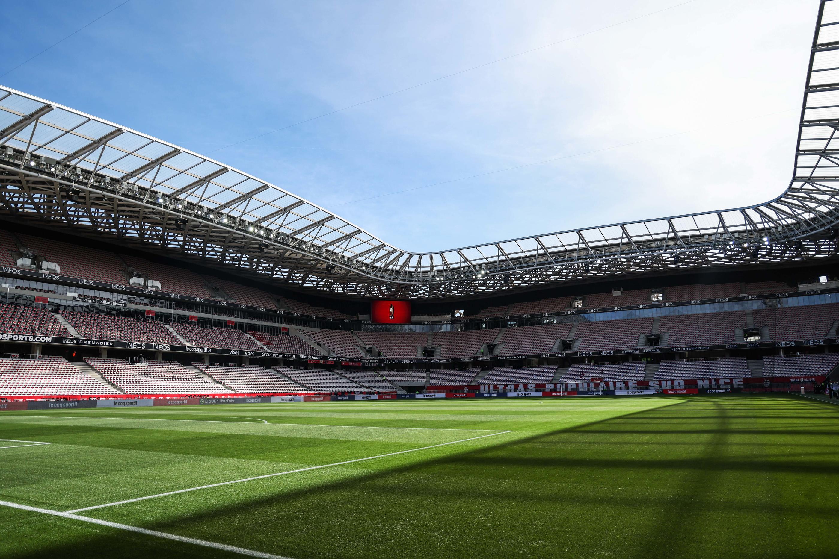 Six matchs de football, féminin et masculin (dont un match des Bleus) se joueront à l'Allianz Riviera de Nice lors des Jeux olympiques 2024. Icon Sport/Johnny Fidelin