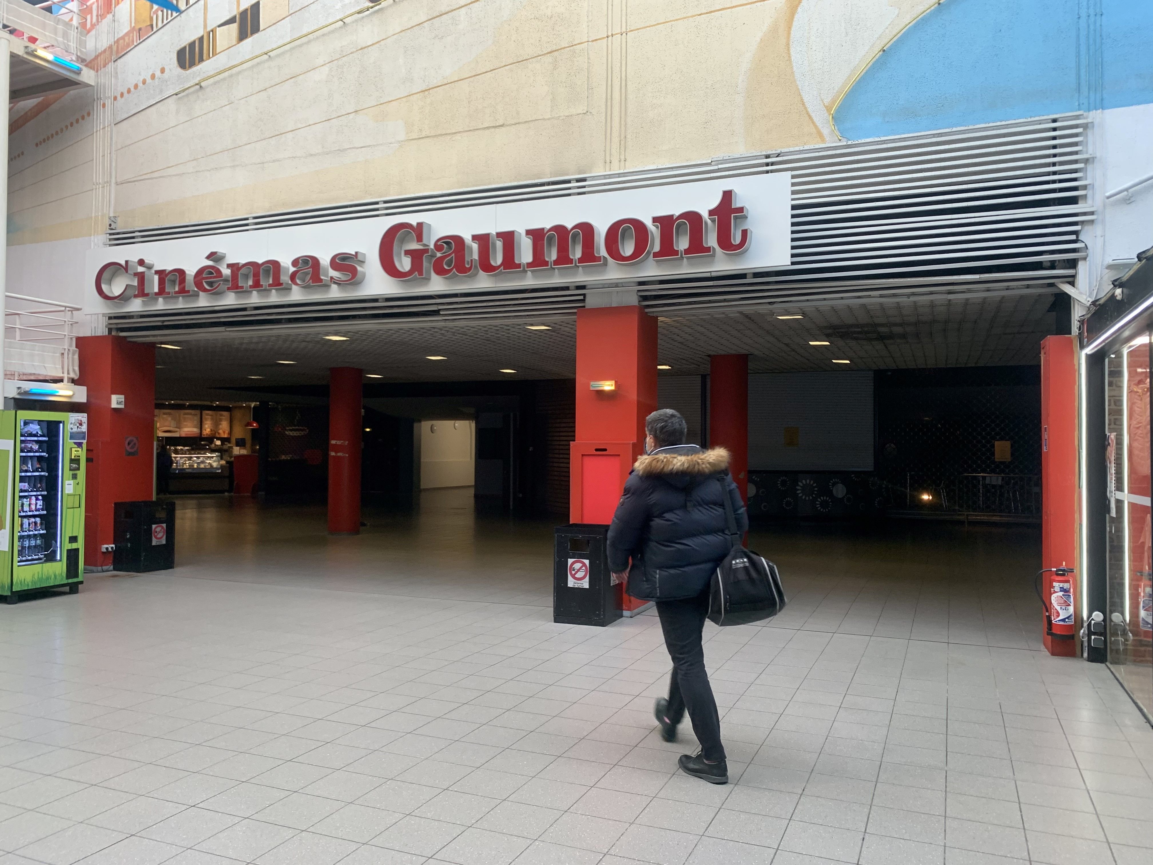 Dans le XVe arrondissement de Paris, le cinéma Gaumont Aquaboulevard était fermé depuis cinq mois. La réouverture est prévue le 8 décembre prochain. LP/Pauline Boutin