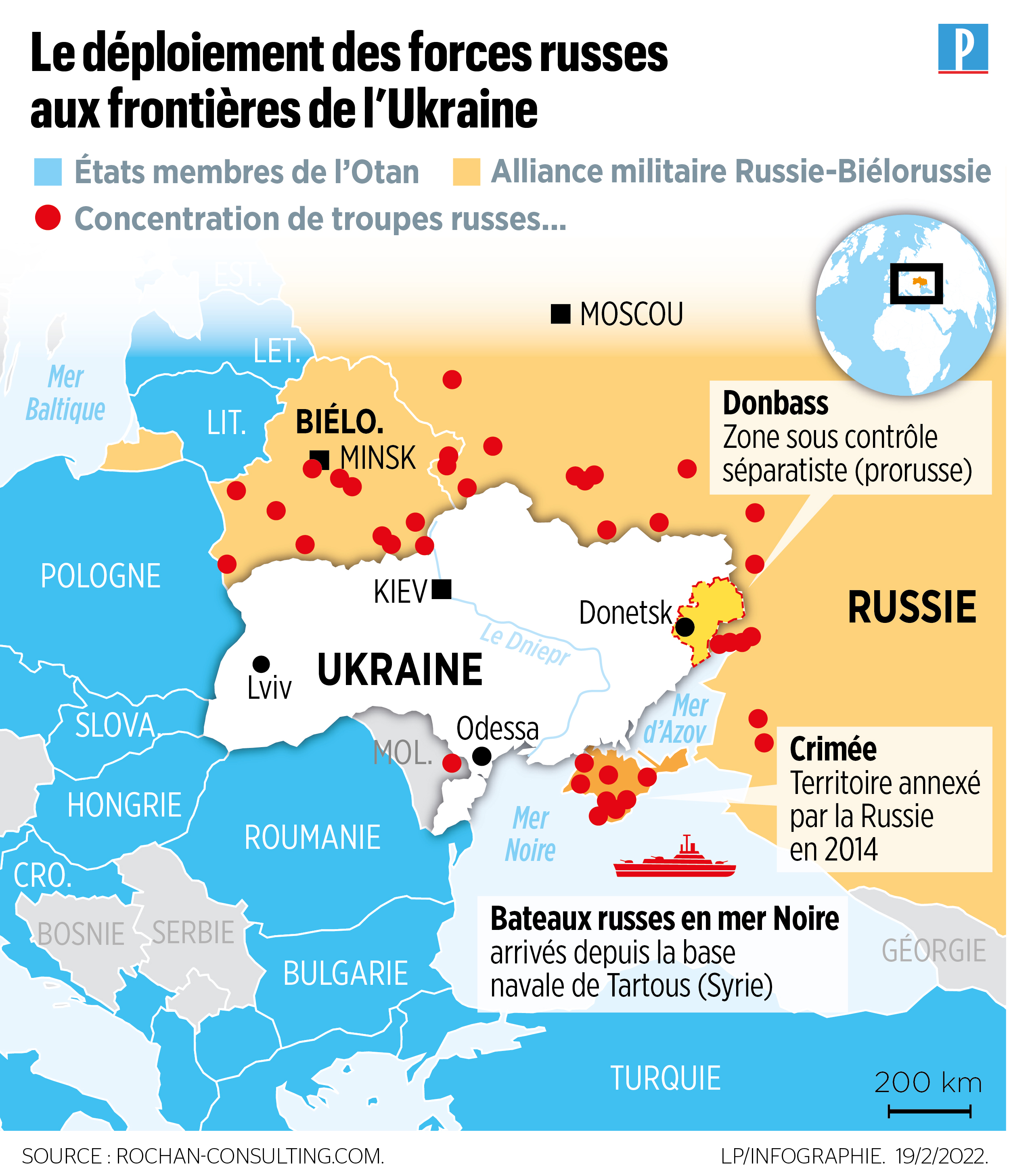 Combien De Kilometres Pour Aller En Russie Crise en Ukraine : une réunion d'urgence du Conseil de sécurité de l'ONU  demandée, de premières sanctions américaines - Le Parisien