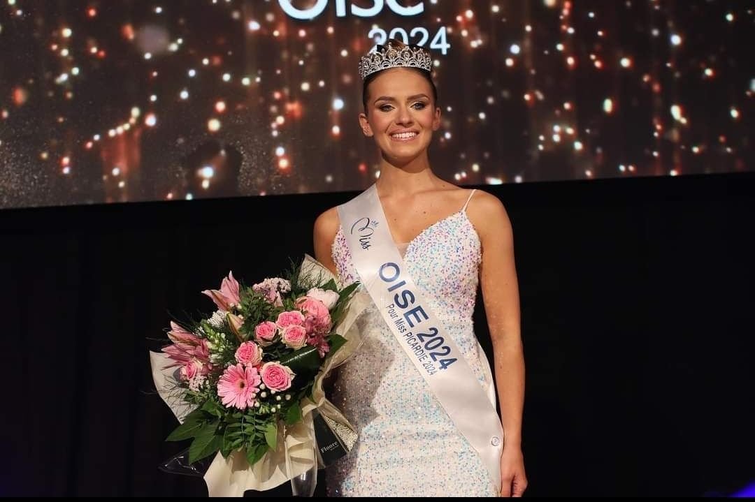 Beauvais (Oise), le samedi 25 mai 2024. Marina Przadka, 25 ans, titulaire d'un master en business et management, a été élue Miss Oise 2025 au Parc Saint-Paul. DR