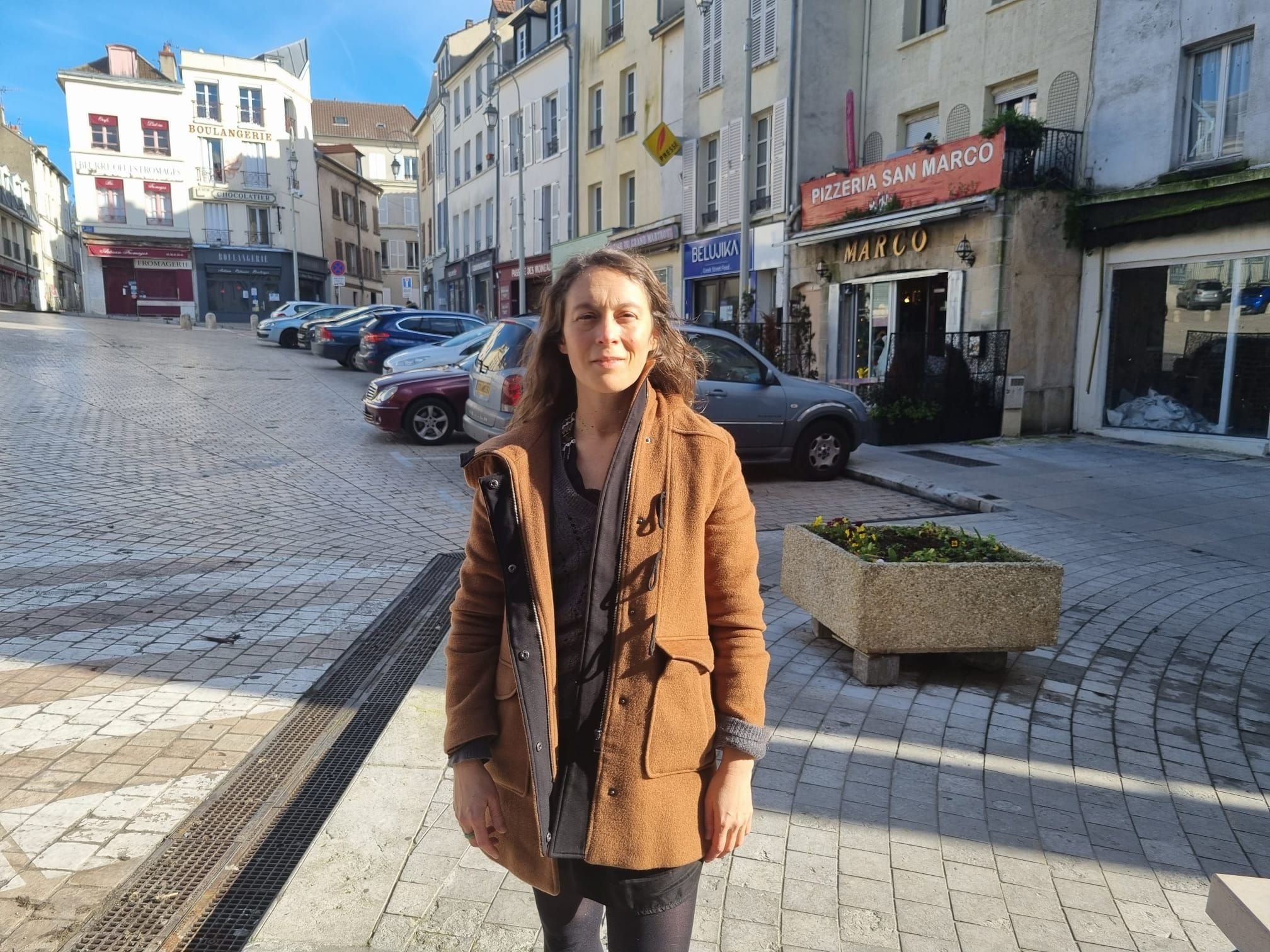 Pontoise (Val-d'Oise), le 8 février. Pour bâtir son film, imaginé dès 2015, Émilie Carpentier s’est inspirée des militants du collectif du triangle de Gonesse. LP/Marie Briand-Locu