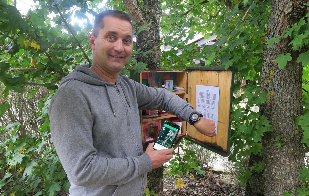 <b></b> Jablines, lundi. Habitant de Lesches, Eric passe son temps libre à pratiquer le géocaching. Il sera présent ce week-end pour le Géocaching Méga Event Marne et Gondoire Aventure. 