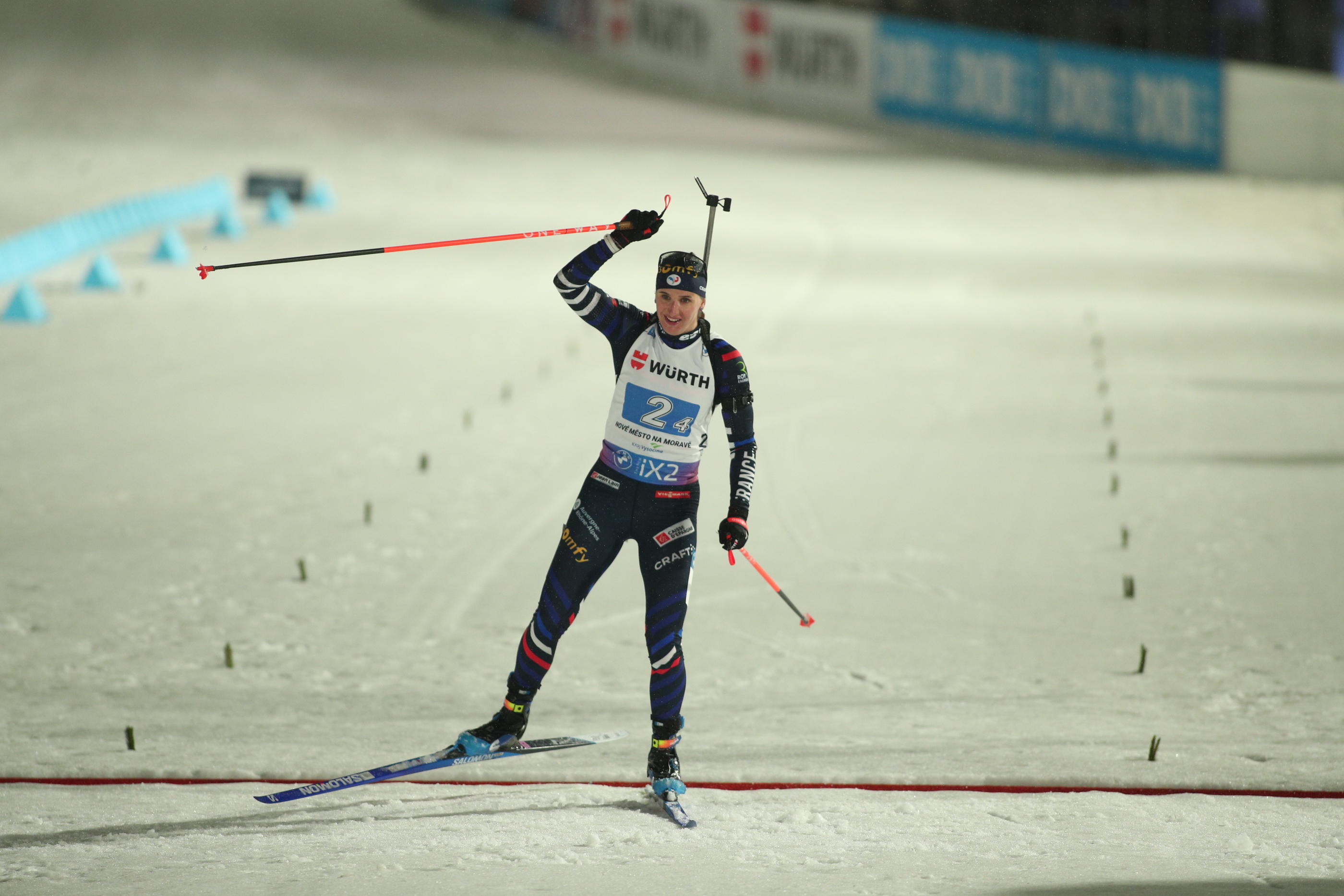 Julia Simon a été exceptionnelle lors du relais mixte des Mondiaux. Icon Sport/Jaroslav Svoboda