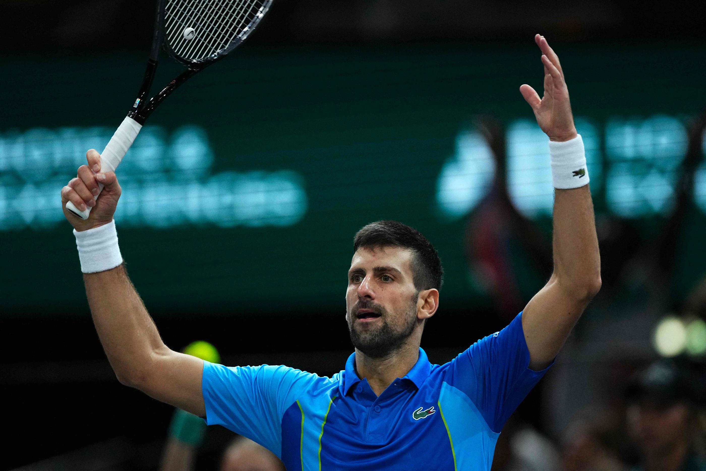 Dimanche, Novak Djokovic essaiera de décrocher un septième titre à l'Accor Arena.