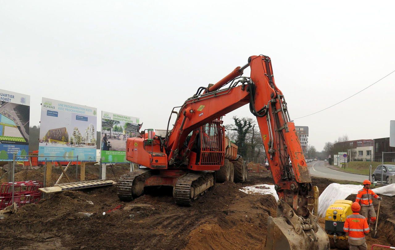 Ach res Un chantier spectaculaire la Petite Arche en bordure