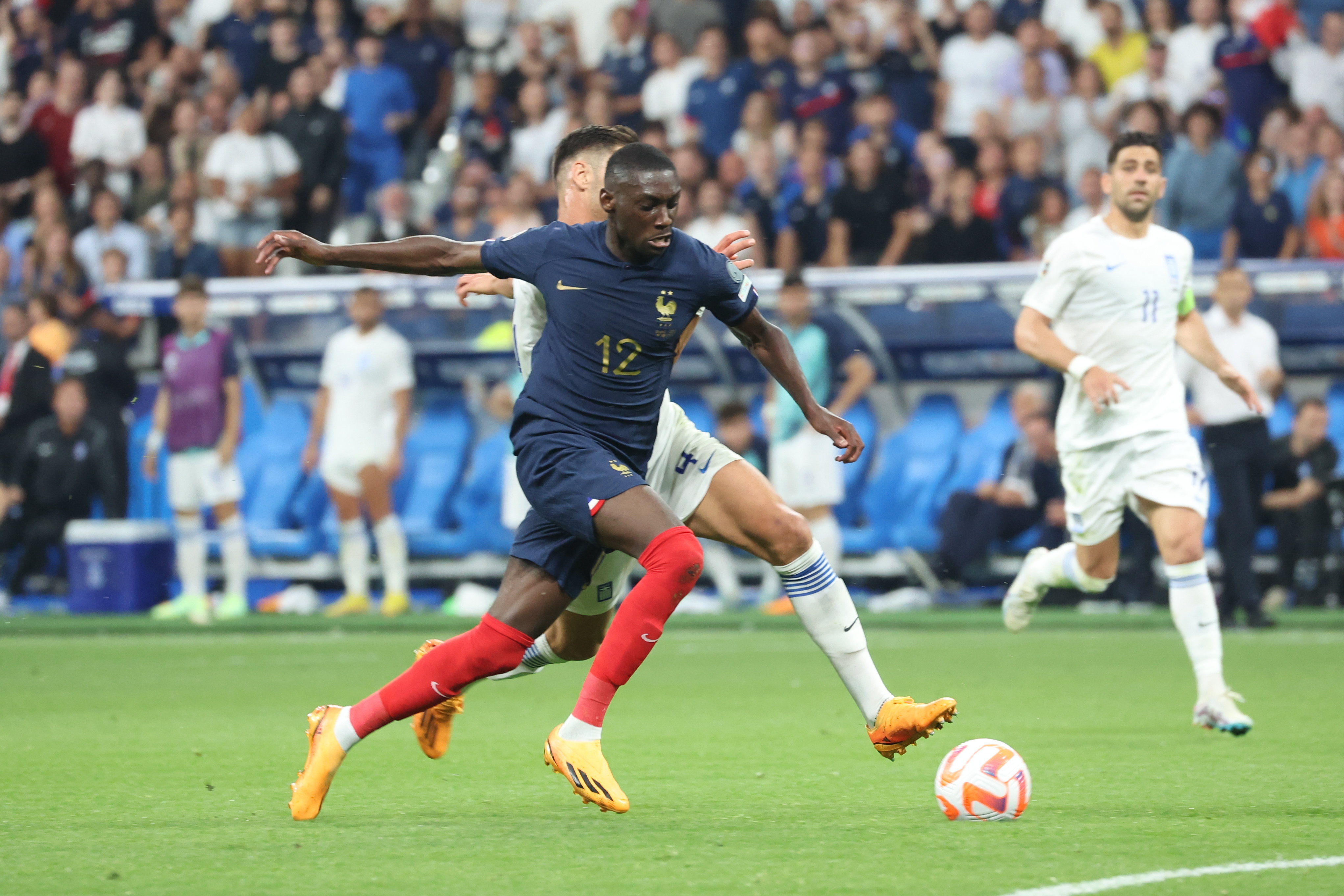 Kolo Muani a été sélectionné par Didier Deschamps pour les prochains matchs de l'équipe de France. Photo LP/Arnaud Journois.