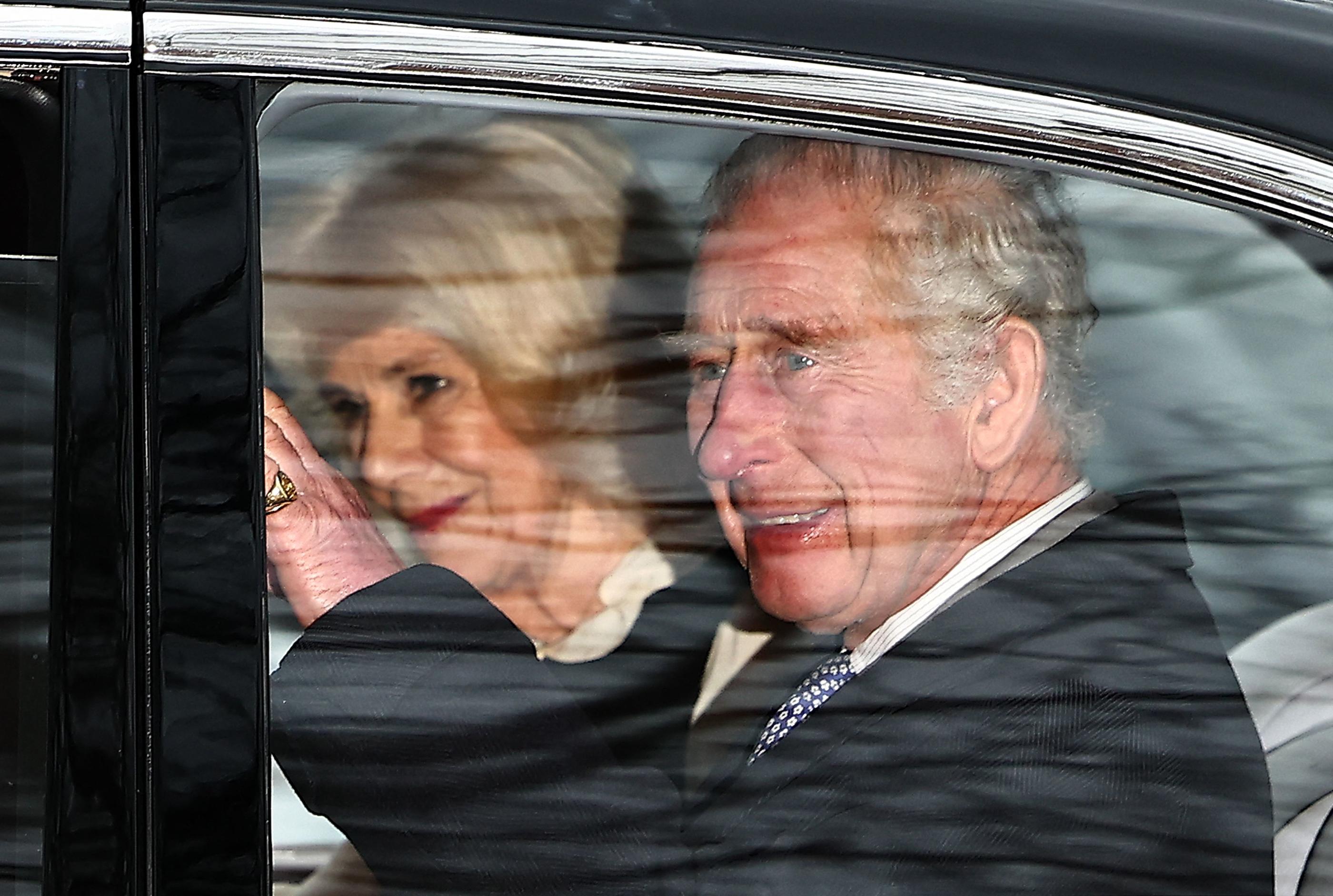 Le roi Charles III a été aperçu ce mardi. AFP/HENRY NICHOLLS