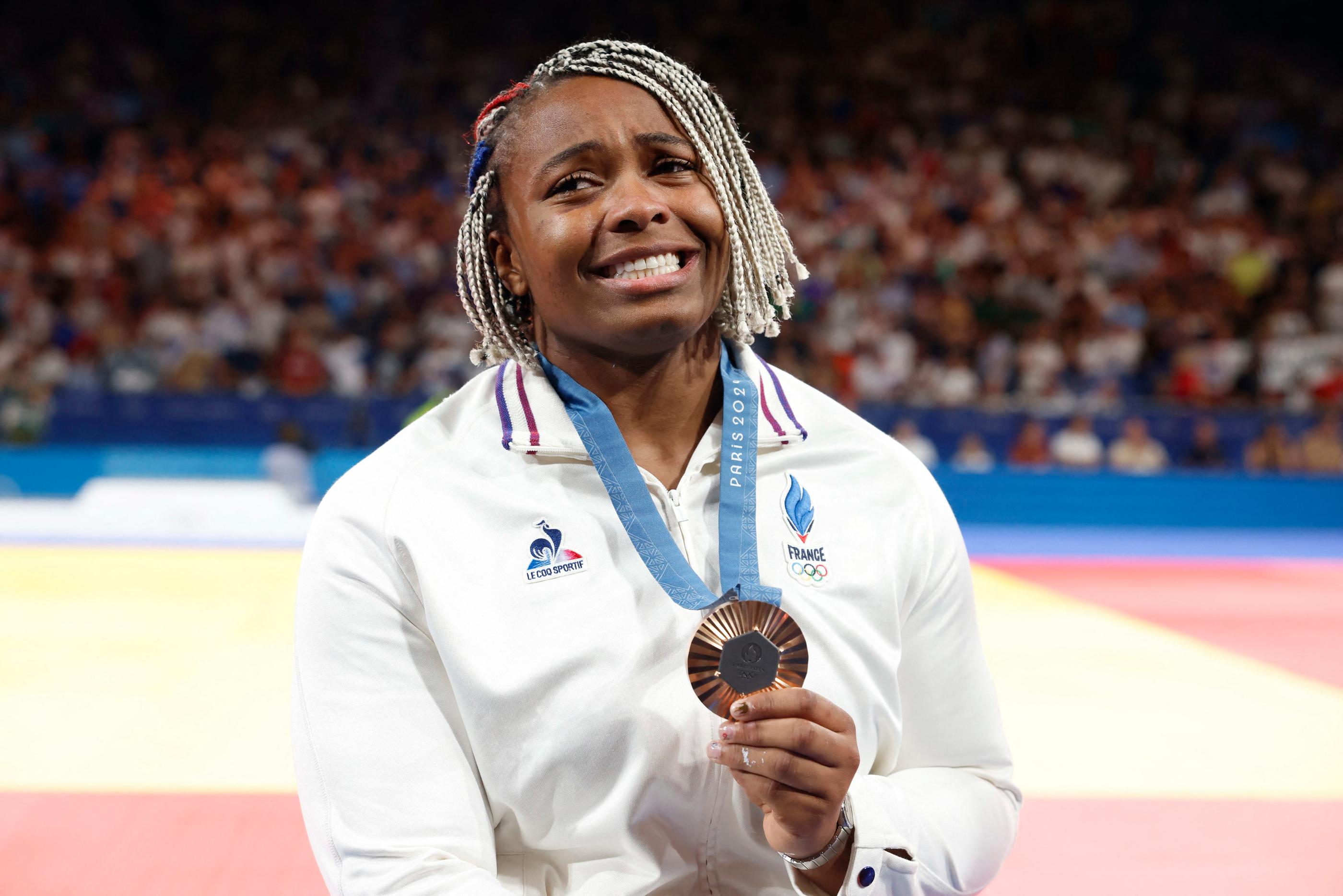 Romane Dicko a remporté ce vendredi sa deuxième médaille de bronze olympique en individuel. LP/Olivier Corsan