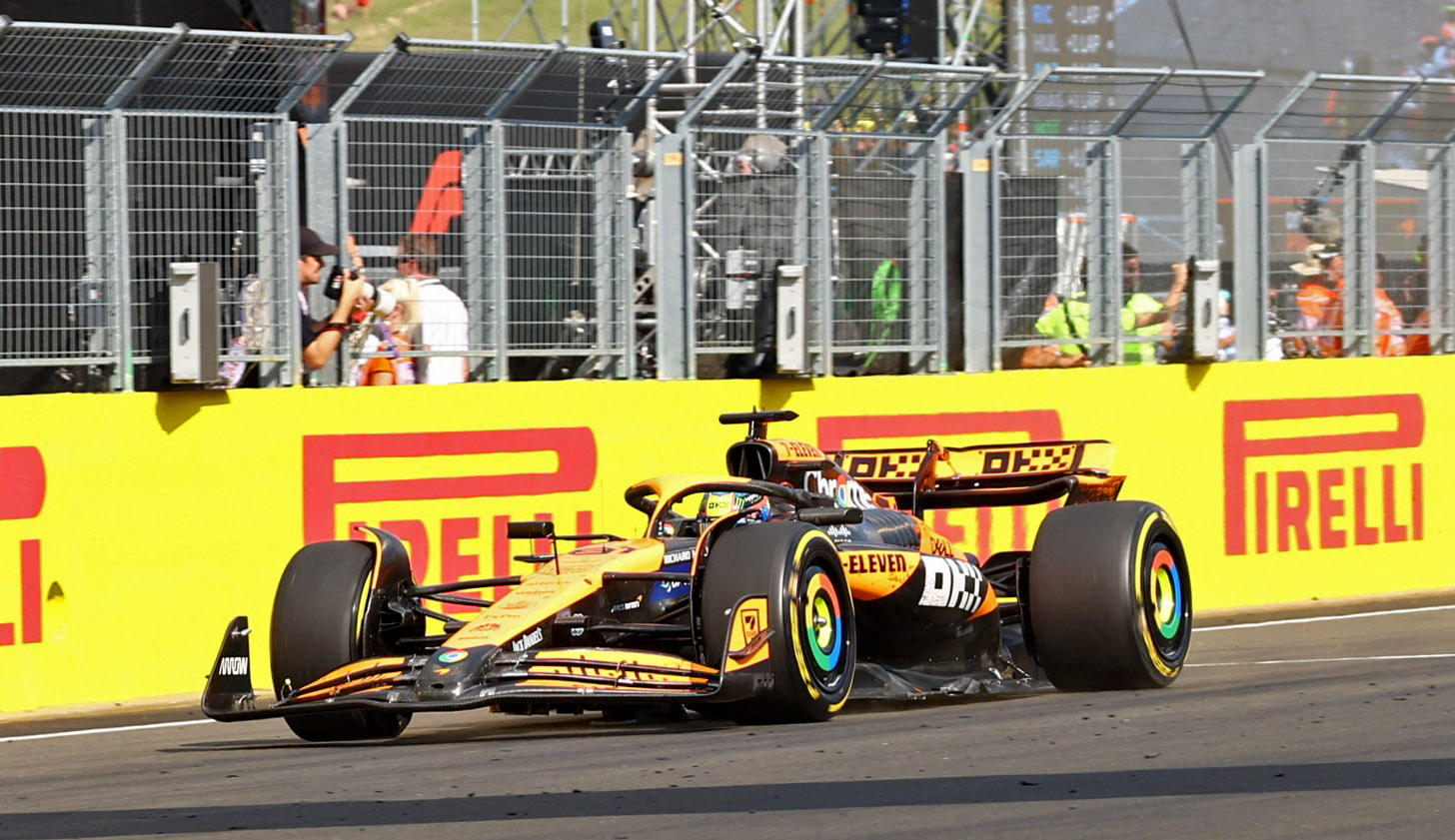 Ocar Piastri a décroché sa première victoire en Formule 1 de sa carrière, ce dimanche (B. Szabo/Reuters).