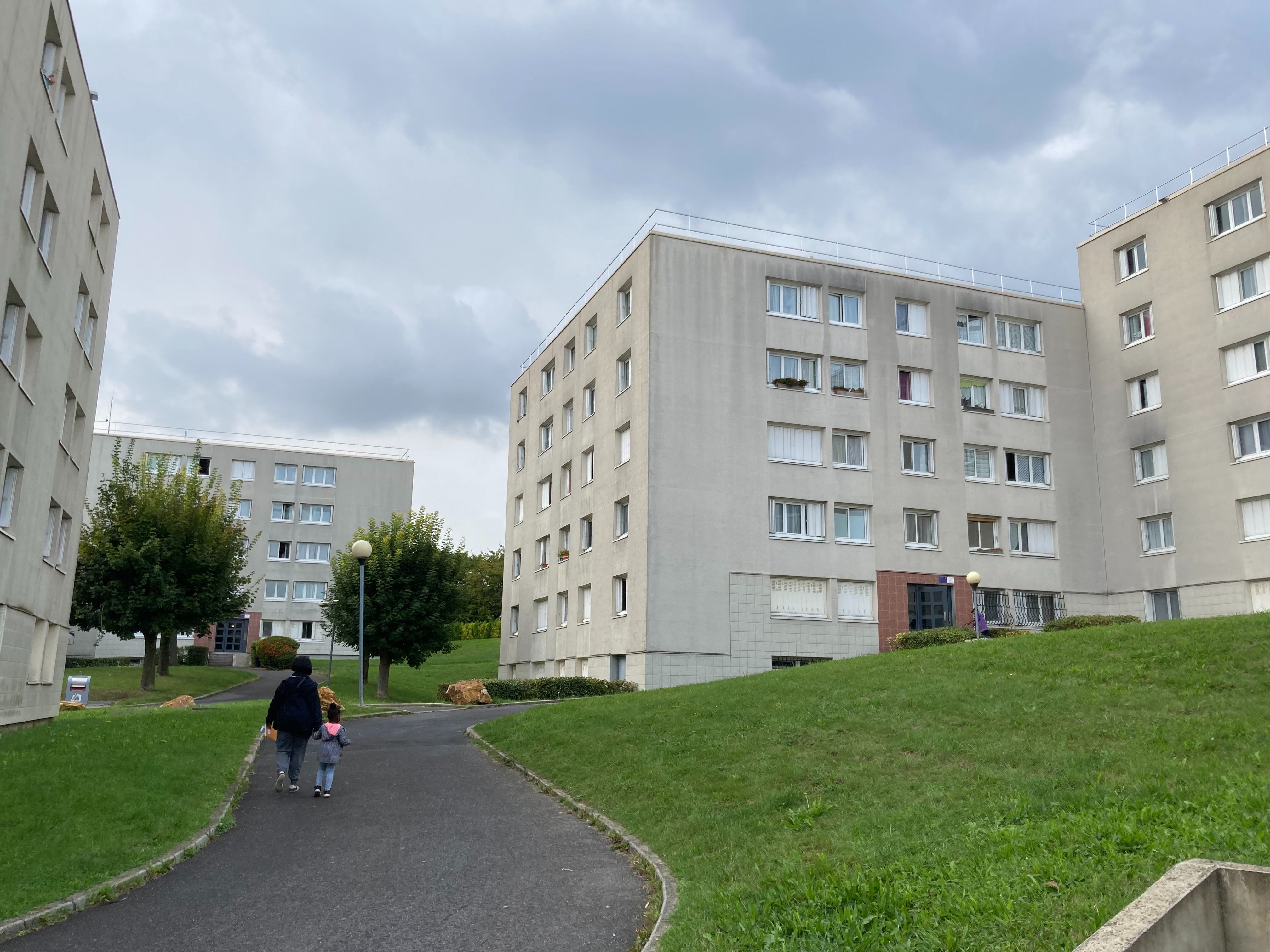 Les familles menacées d'expulsion habitent la résidence du parc d'Orgemont à Gonesse (Val-d'Oise). LP/Anne Collin