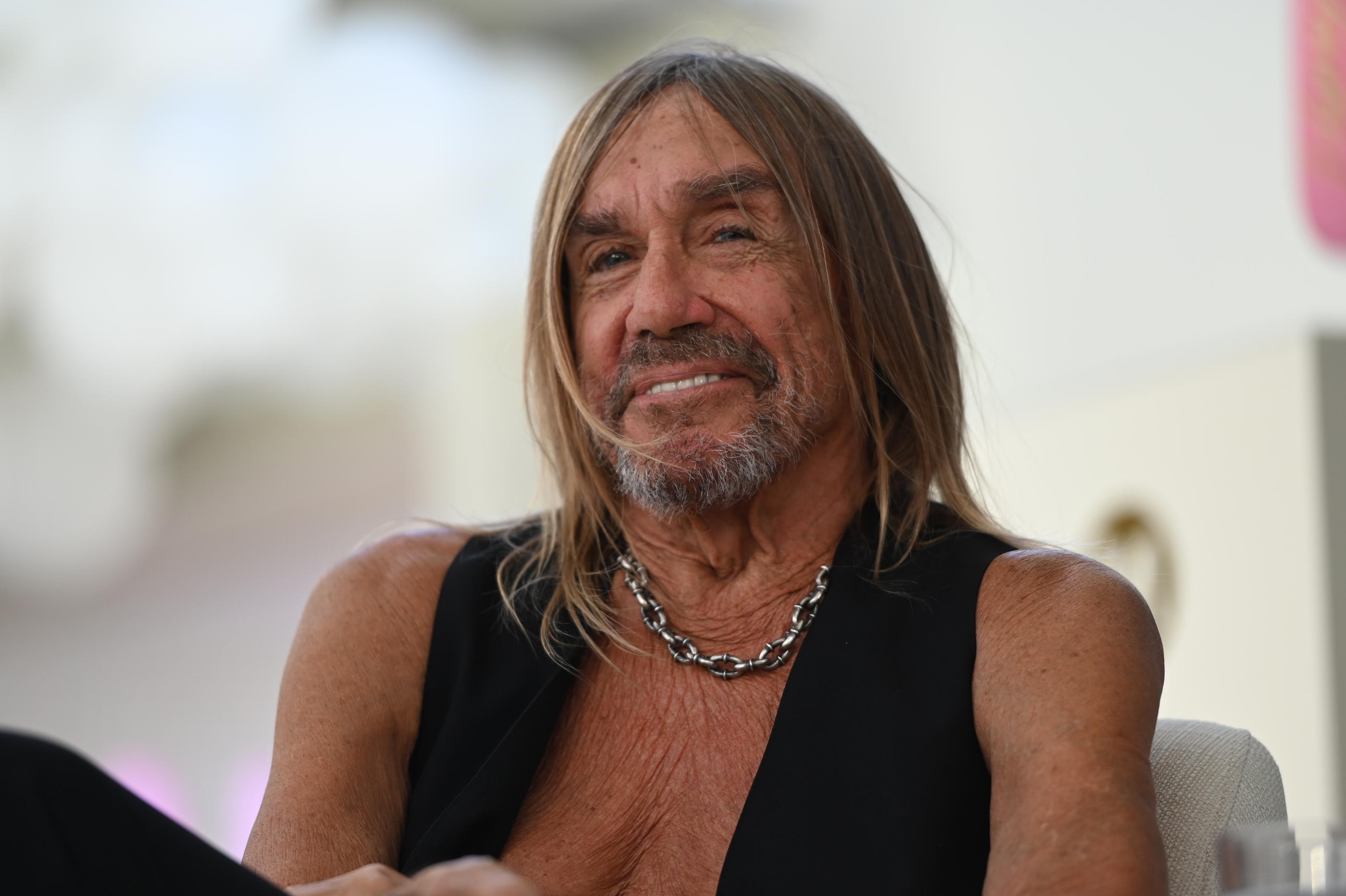 Iggy Pop a diffusé sur Radio 6 à la BBC le tube "C'est toi que je t'aime" des Inconnus. Stefanie Rex/Icon Sport