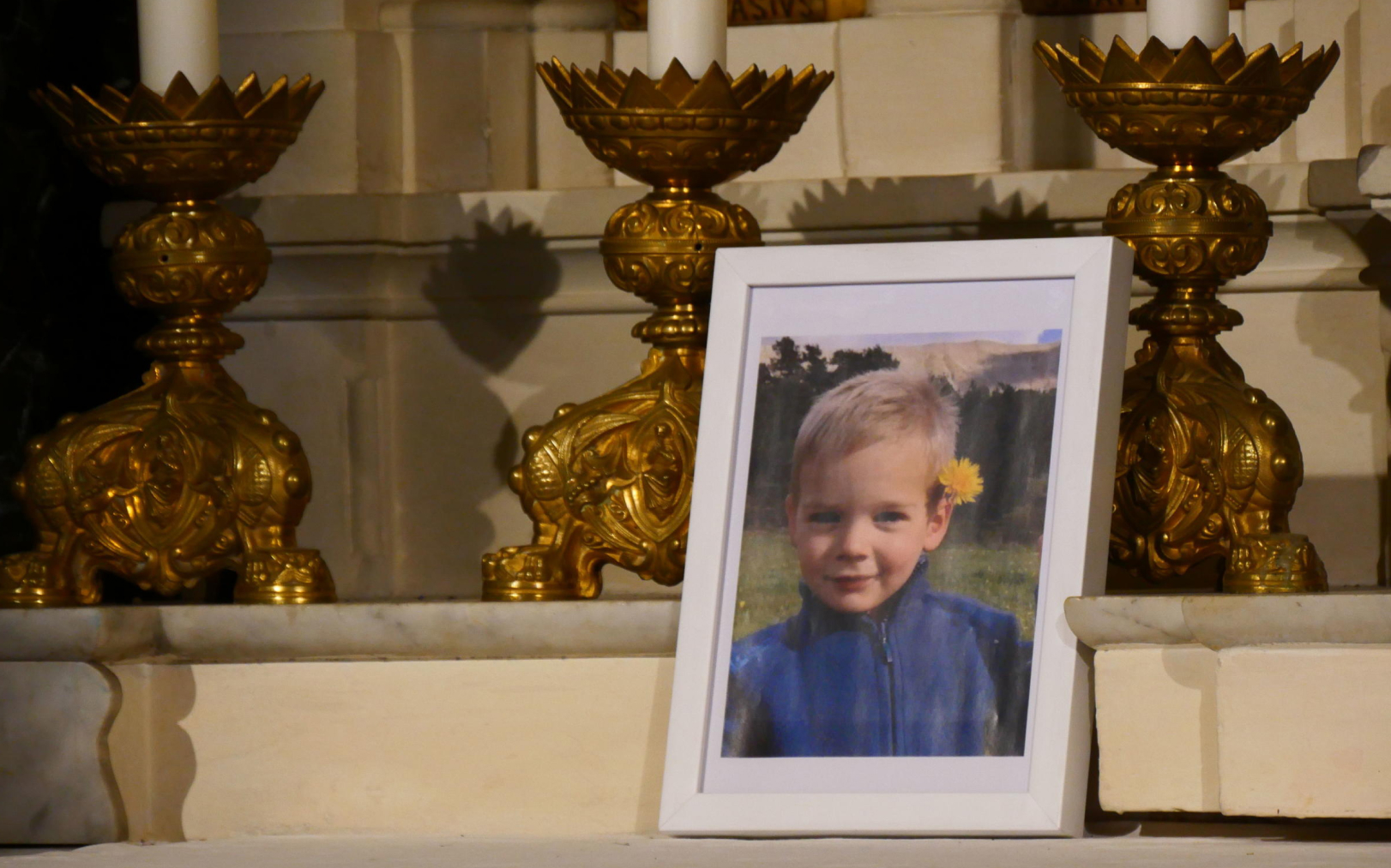 Messe au sanctuaire de de Notre Dame du Laus pour le petit Emile qui a disparu. LP/Eve Chancel