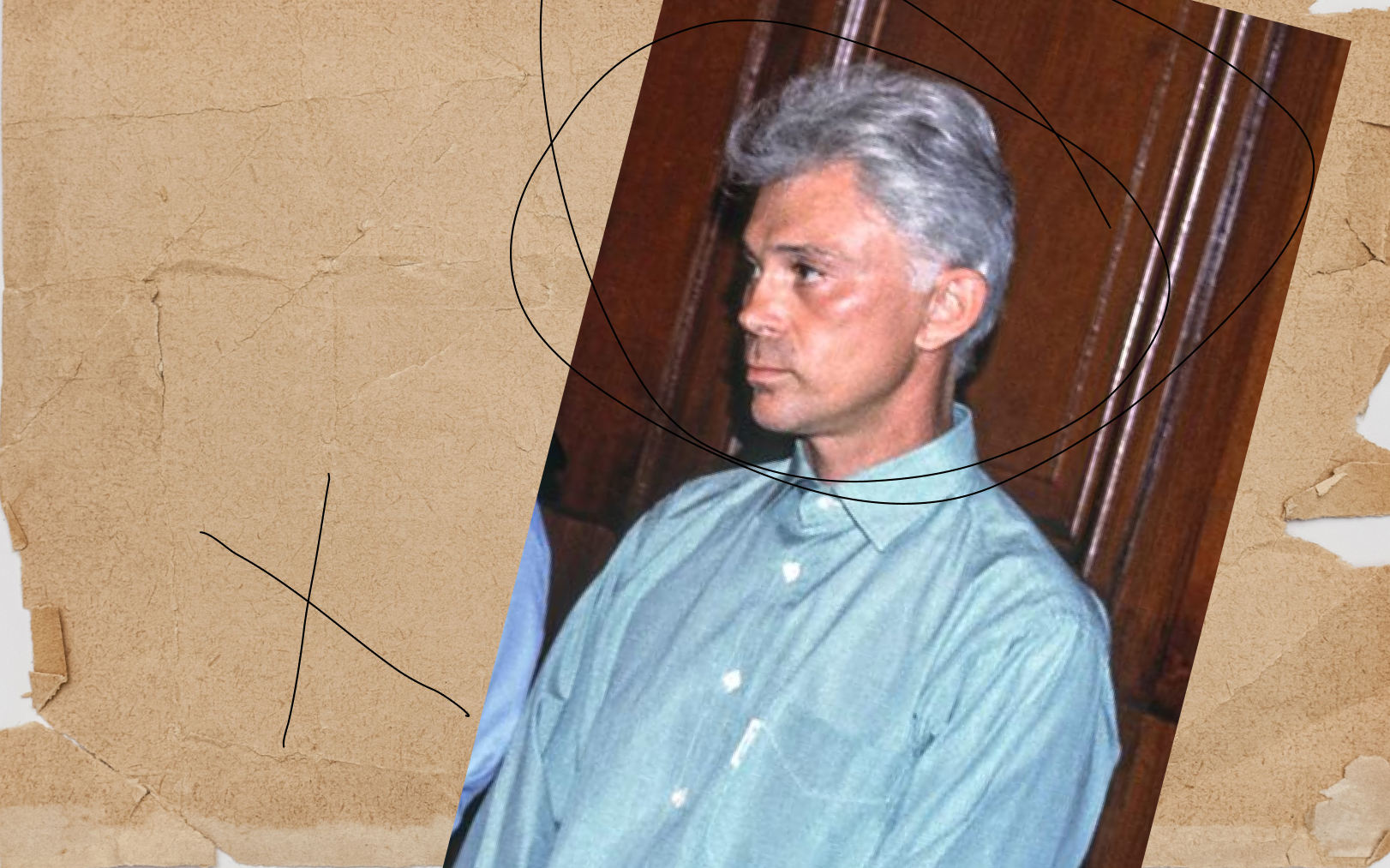 Le 16 octobre 1992, Yves Dandonneau, devant la cour d’assises de Montpellier (Hérault), attend le verdict de son procès. MaxPPP/Midi Libre
