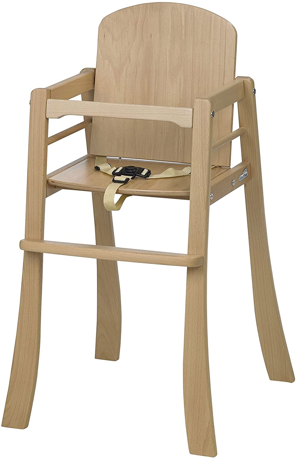 Chaise haute réglable pour enfants en Furntirue avec plateau roues