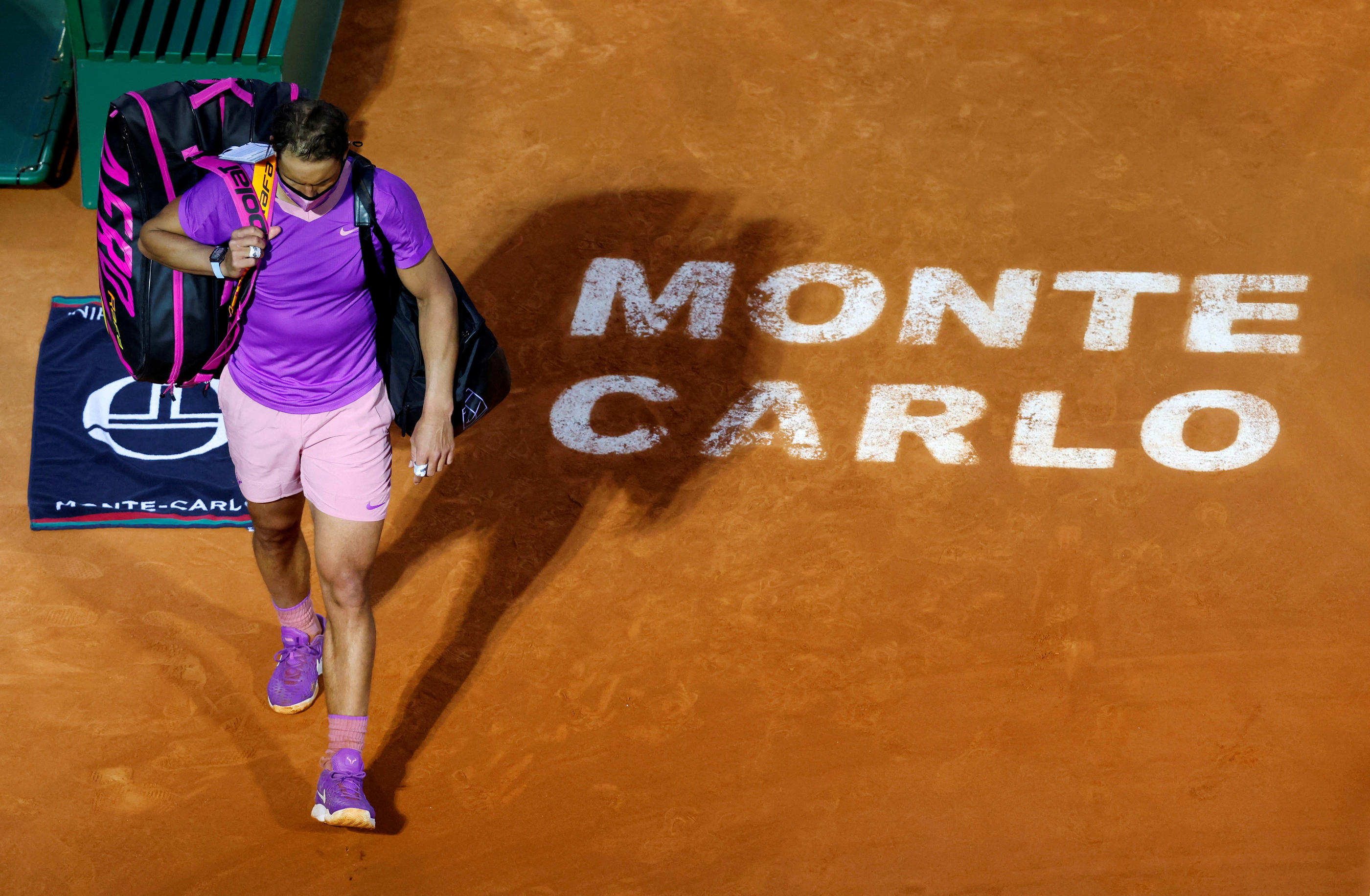 Rafael Nadal, touché au dos, est le grand absent du Masters 1000 de Monte-Carlo cette année. Reuters