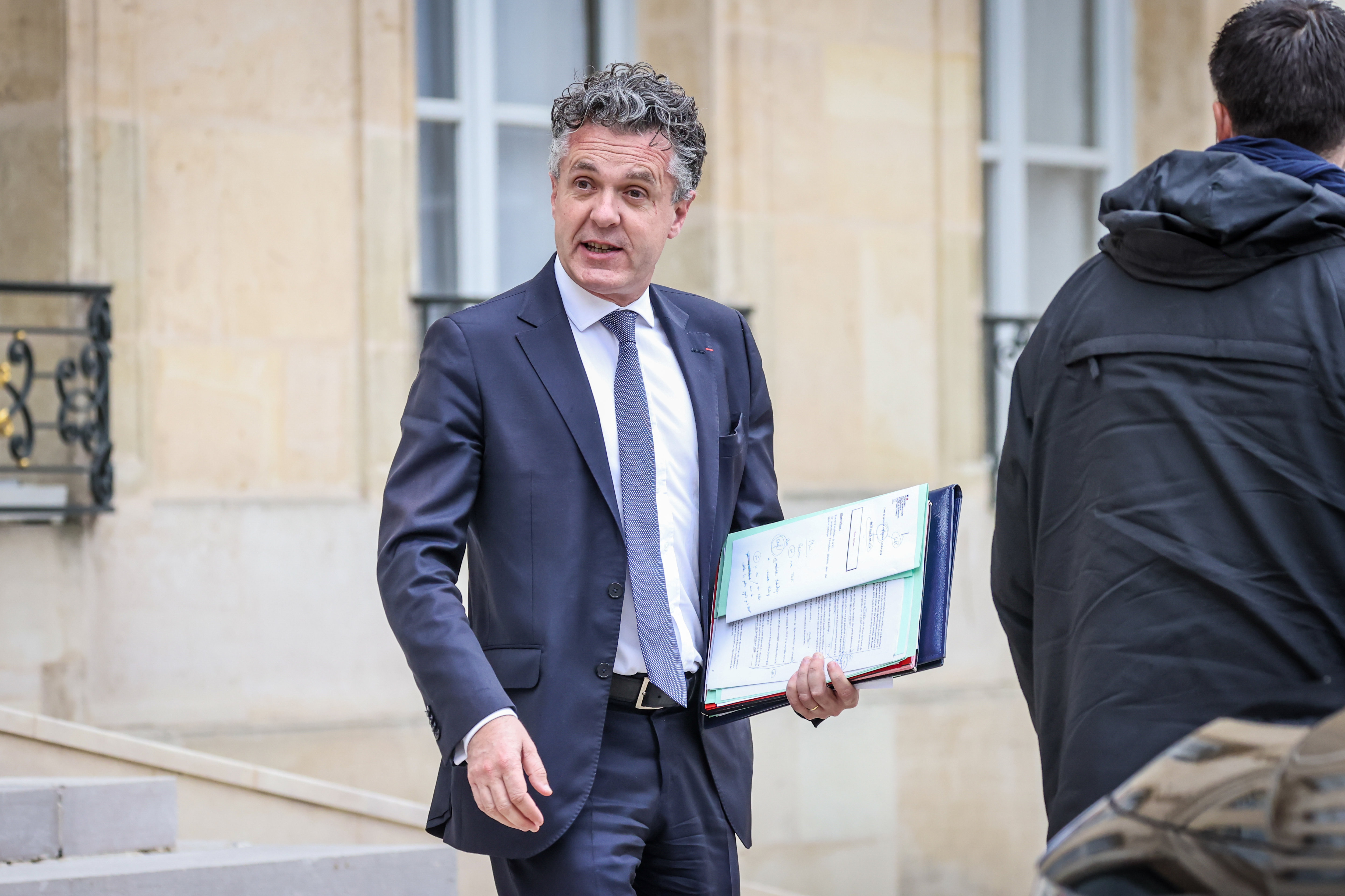 Christophe Béchu, ministre démissionnaire de la Transition écologique, a préféré se faire discret et ne pas participer, par exemple, au défilé du 14 juillet. LP/Frédéric Dugit